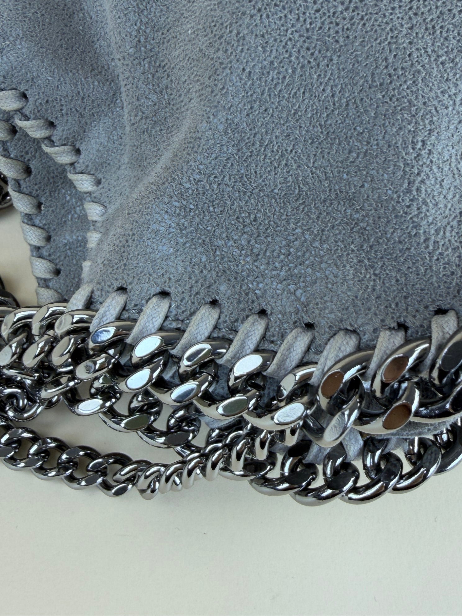 Stella McCartney gray Falabella Mini Bag