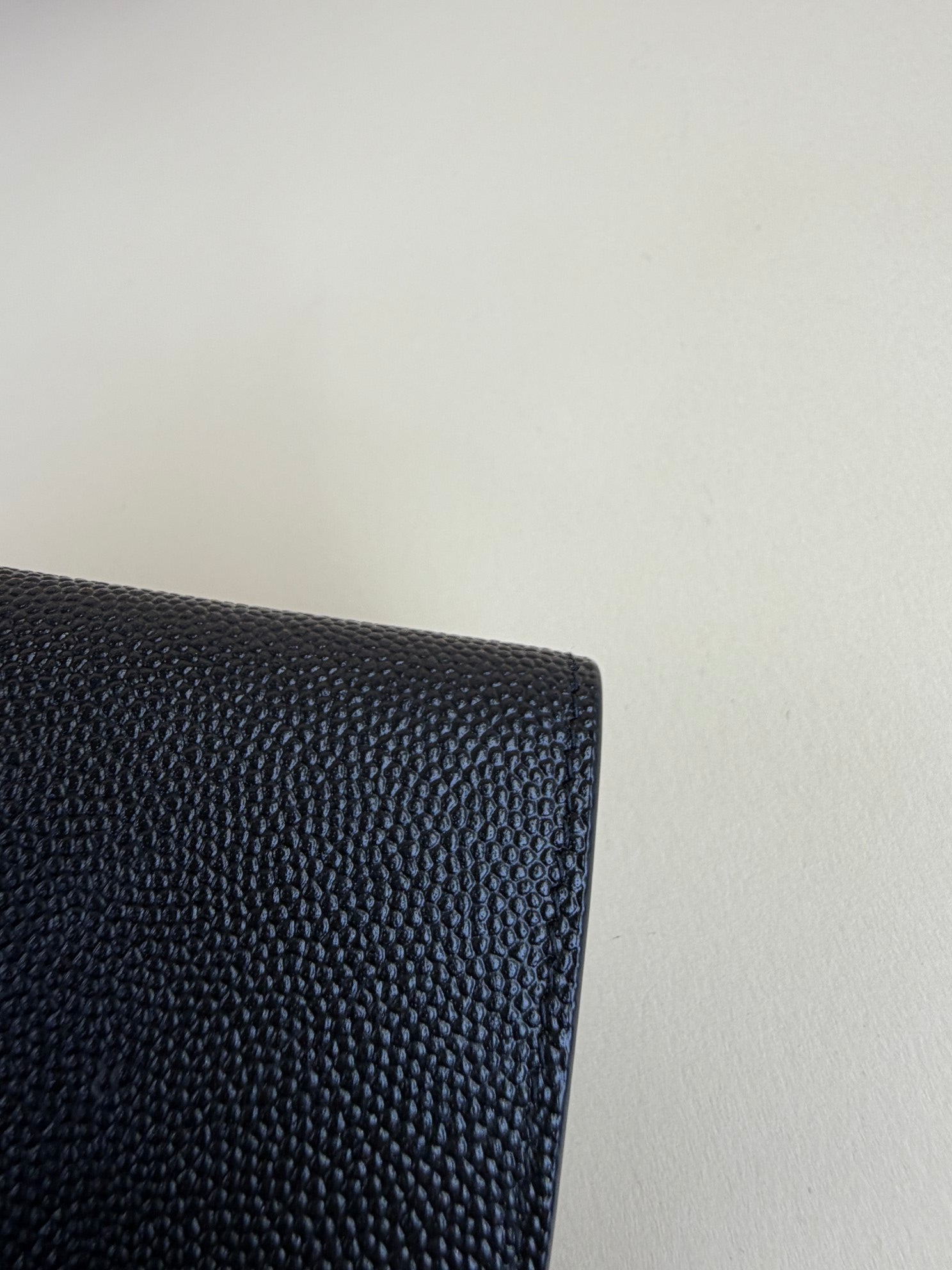 YSL Black Uptown Pouch