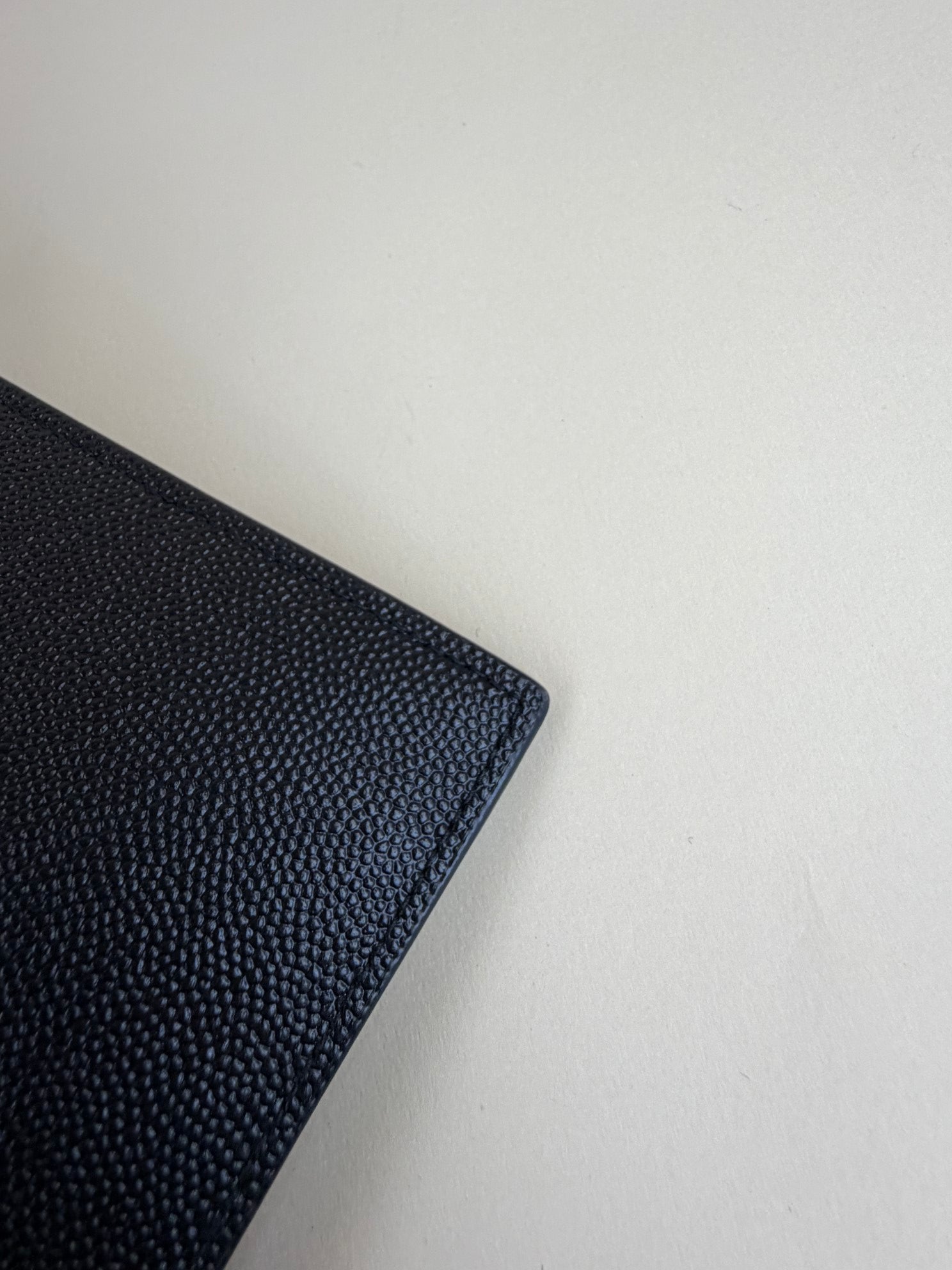 YSL Black Uptown Pouch