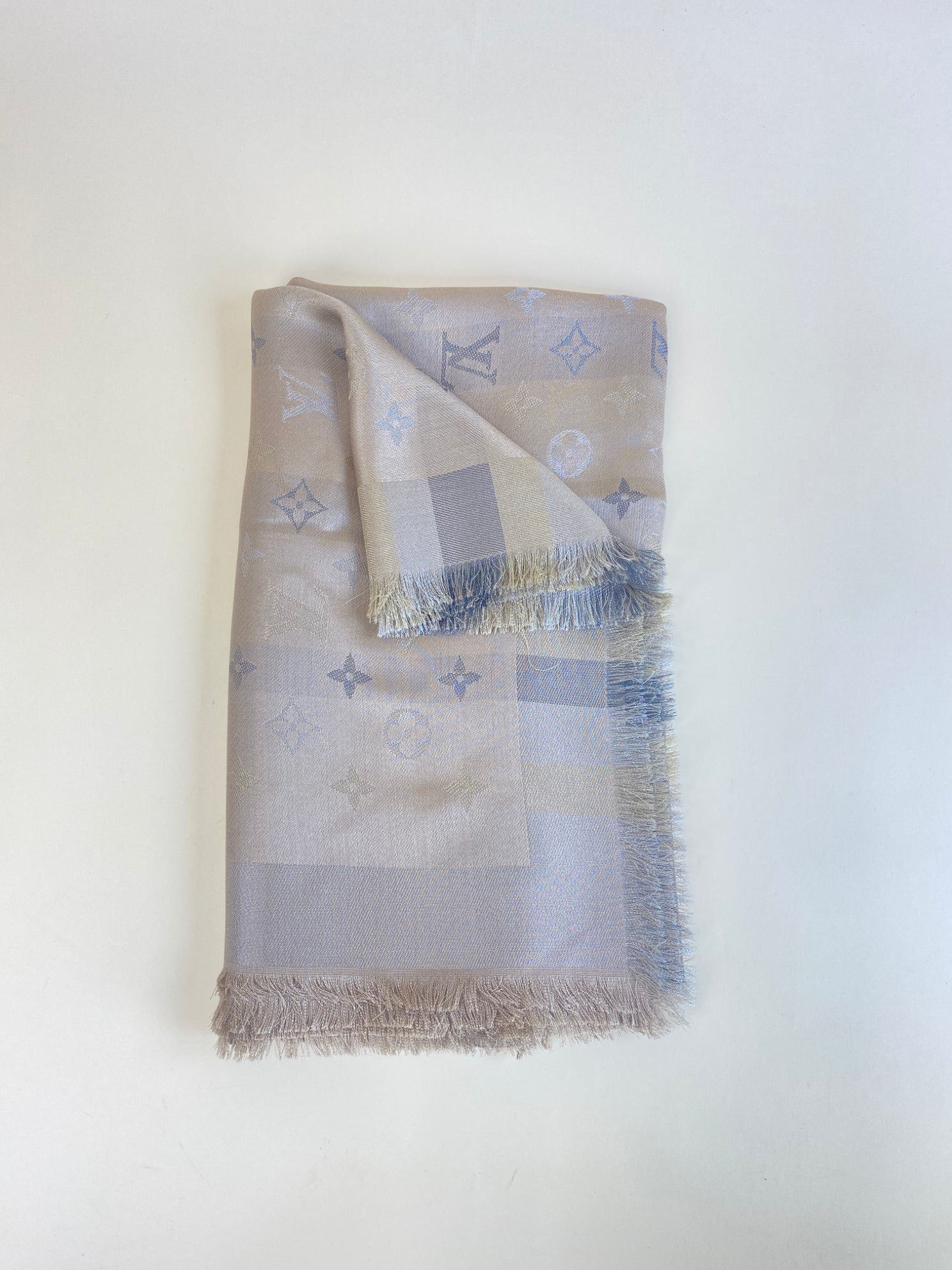 Louis Vuitton Brown Monogram So Shine Shawl