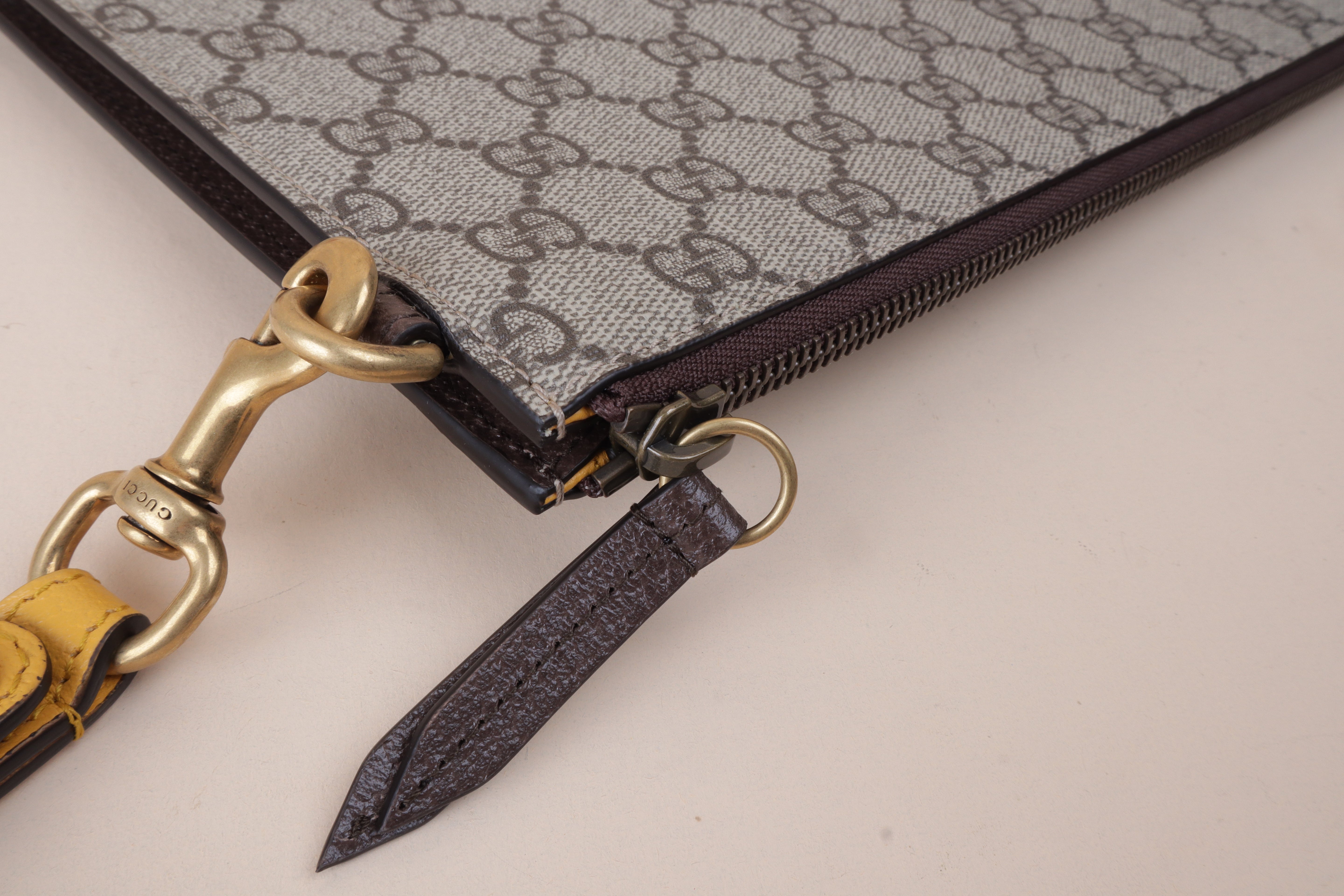 Gucci beige GG Pouch
