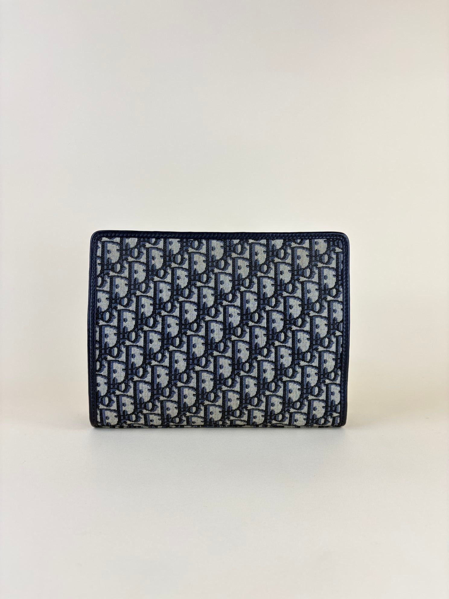Christian Dior blue Montaigne Oblique 30 Pouch
