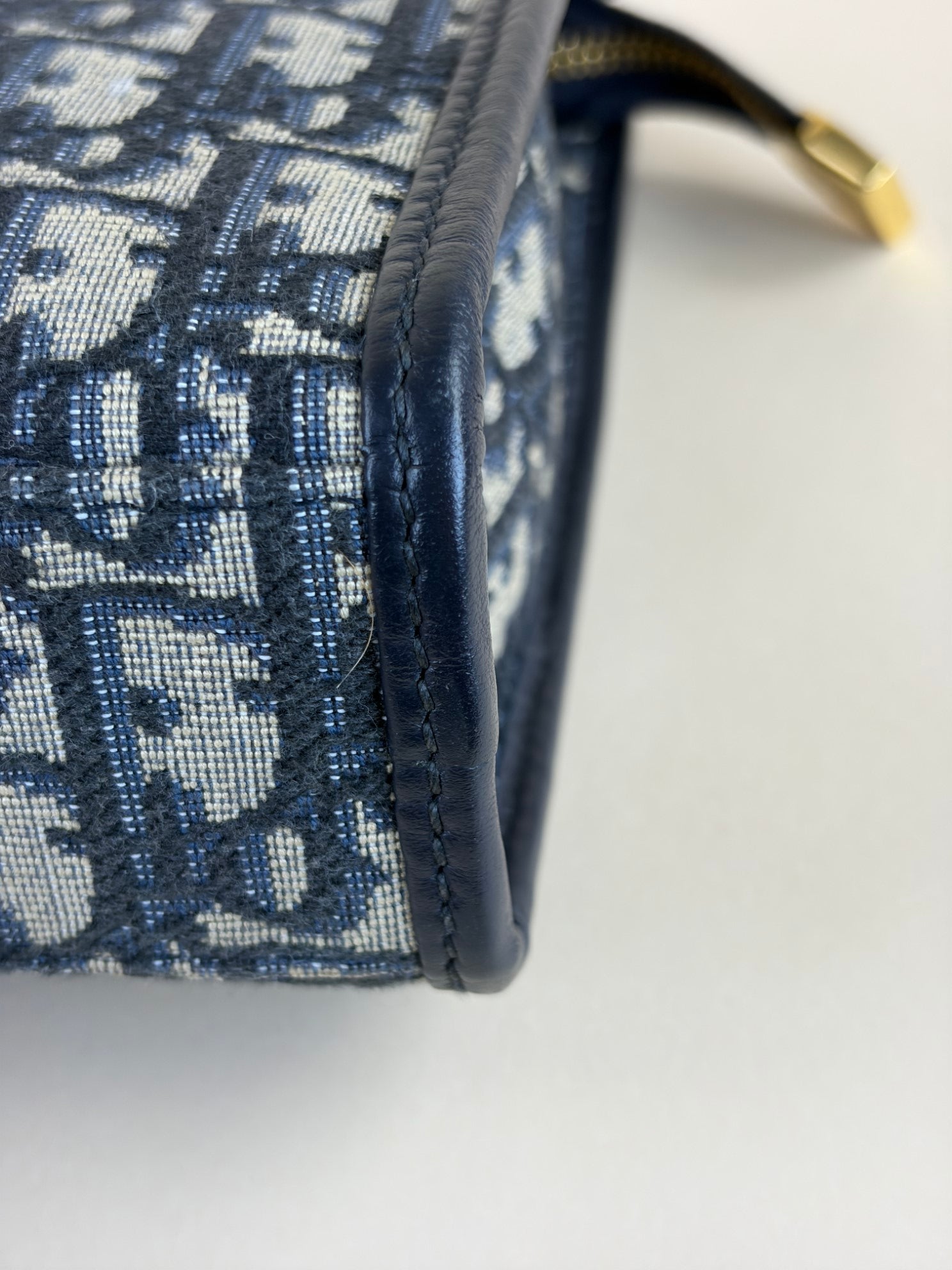 Christian Dior blue Montaigne Oblique 30 Pouch