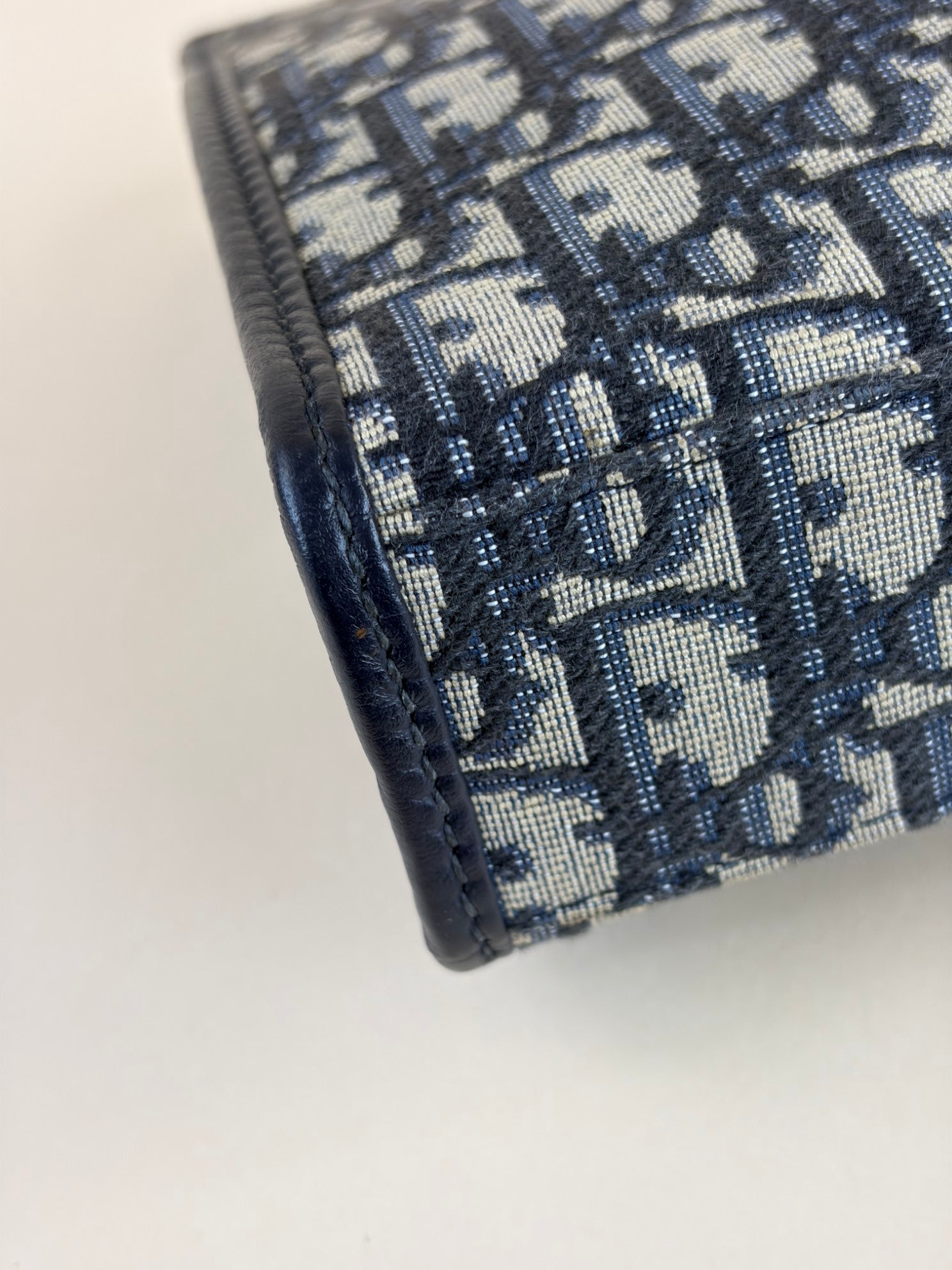 Christian Dior blue Montaigne Oblique 30 Pouch