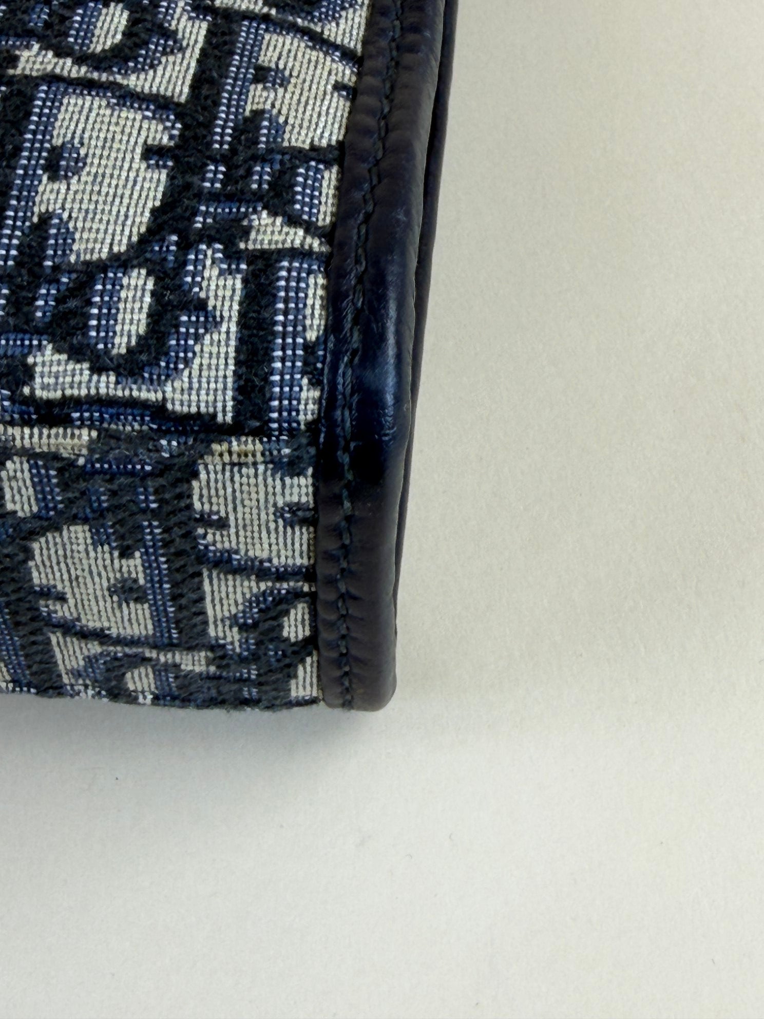 Christian Dior blue Montaigne Oblique 30 Pouch