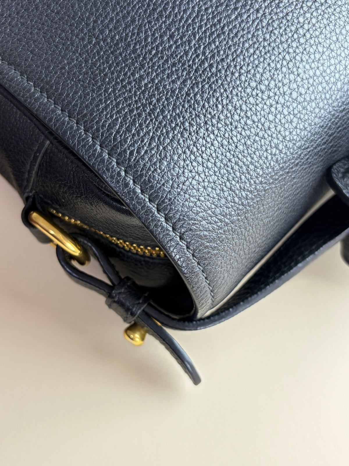 Prada Black vitello phenix flap Crossbody Bag