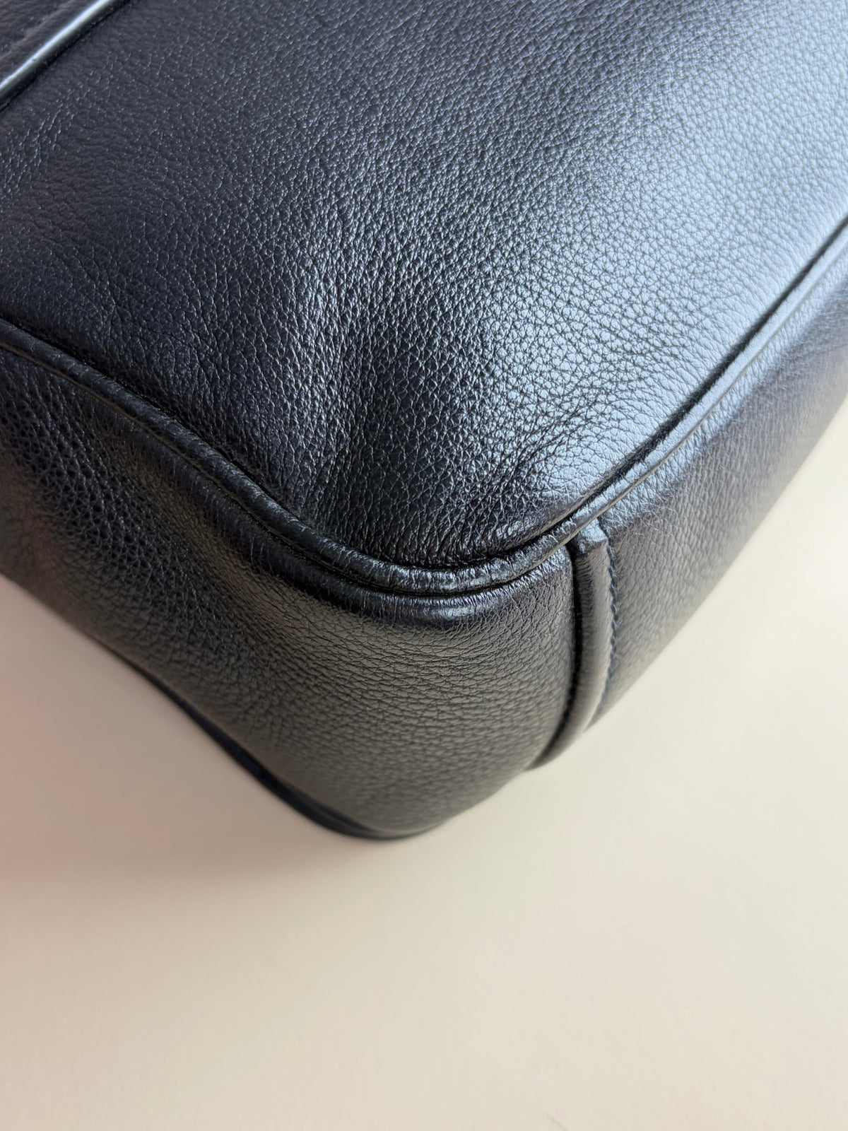 Prada Black vitello phenix flap Crossbody Bag