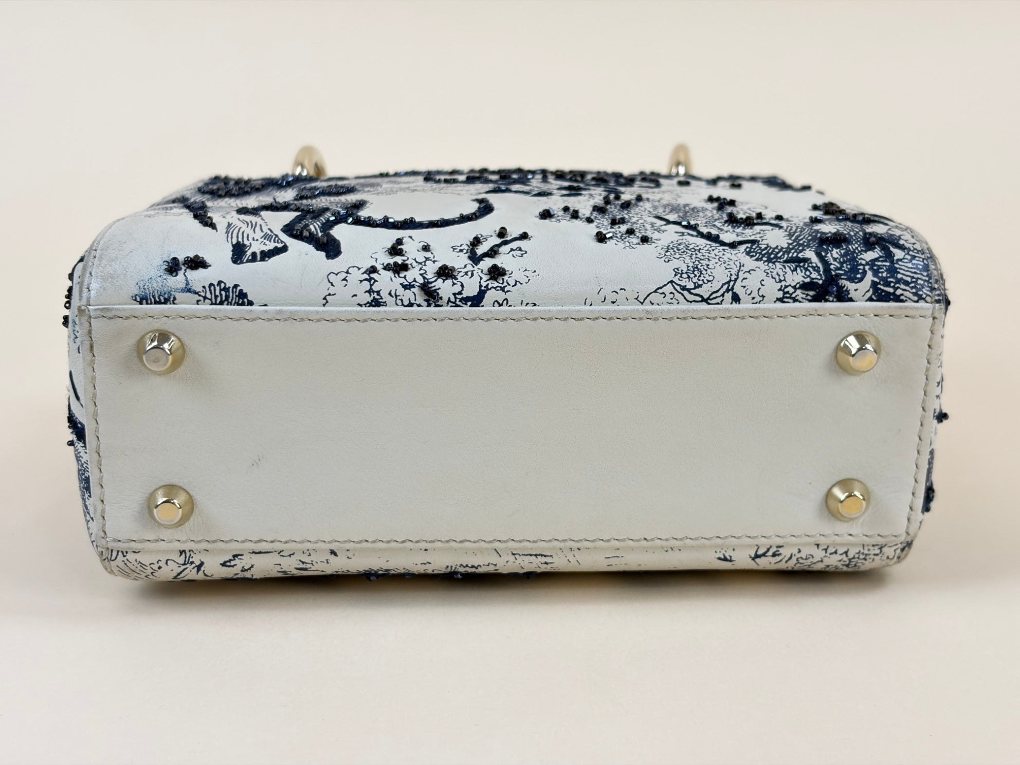 Christian Dior toile de jouy limited edition mini lady dior
