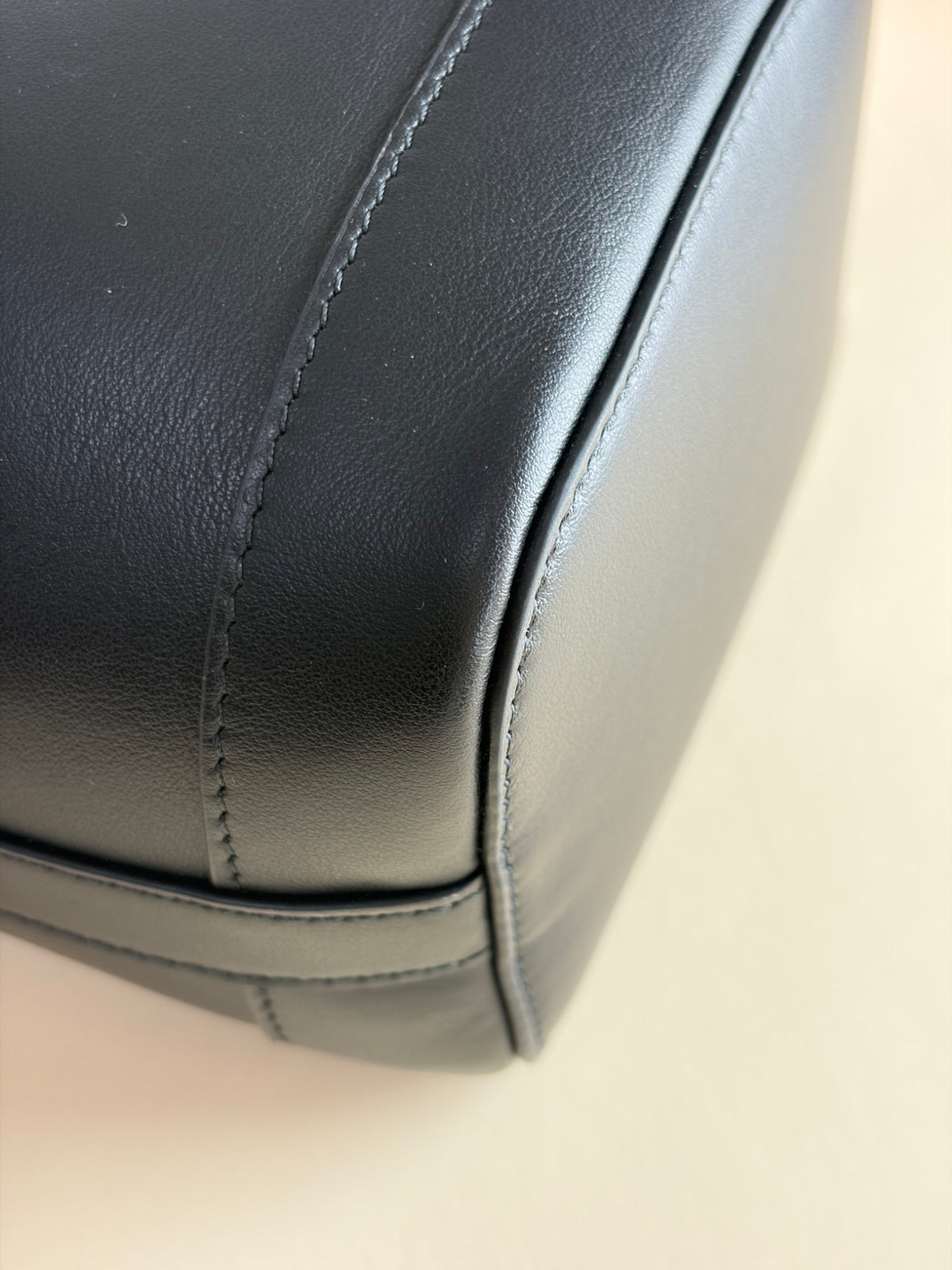 Fendi Black calfskin Mon Tresor Mini Bucket Bag