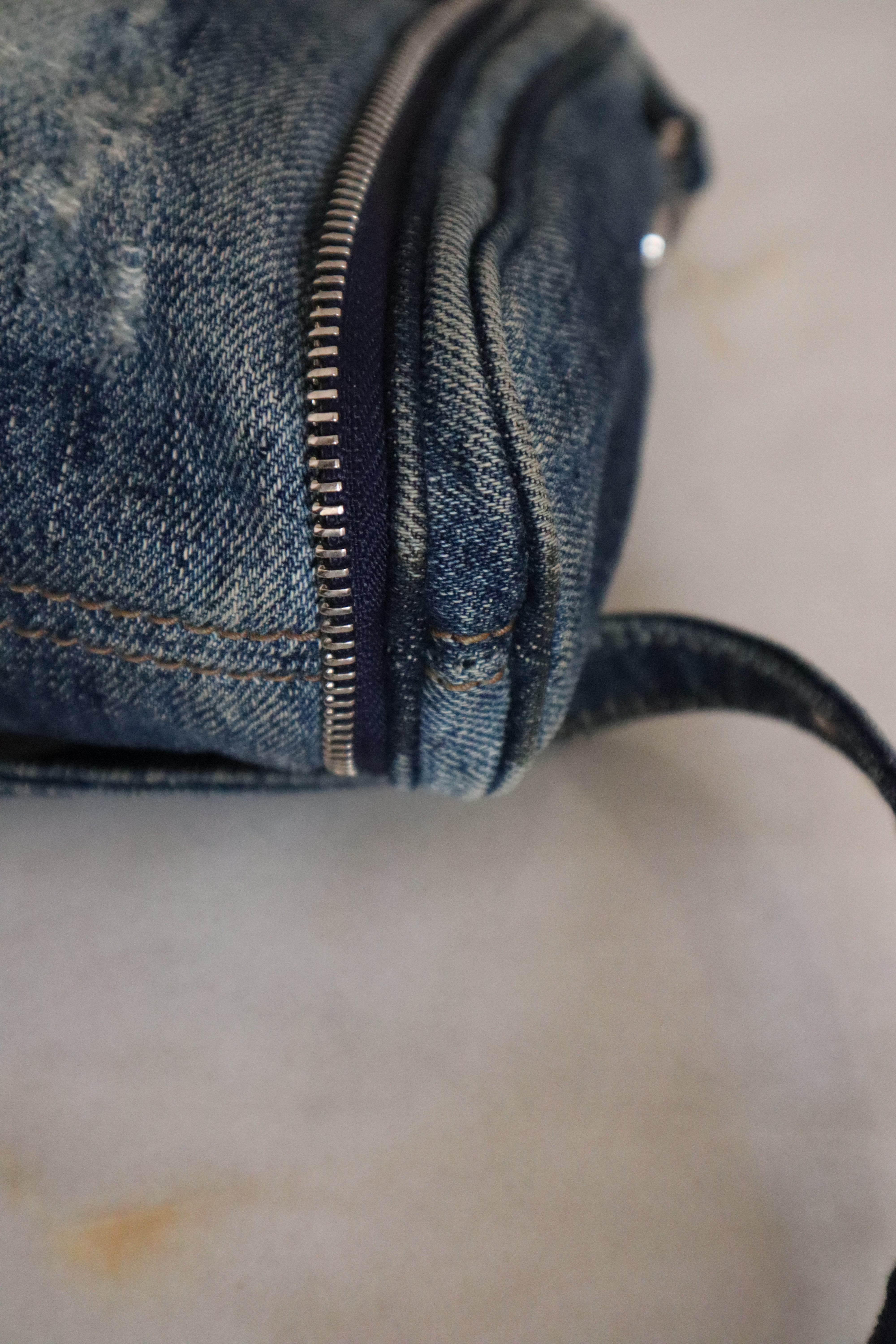 Dolce & Gabbana Blue Denim Zippy Bag-handbag-Dolce & Gabbana-The Closet Egypt