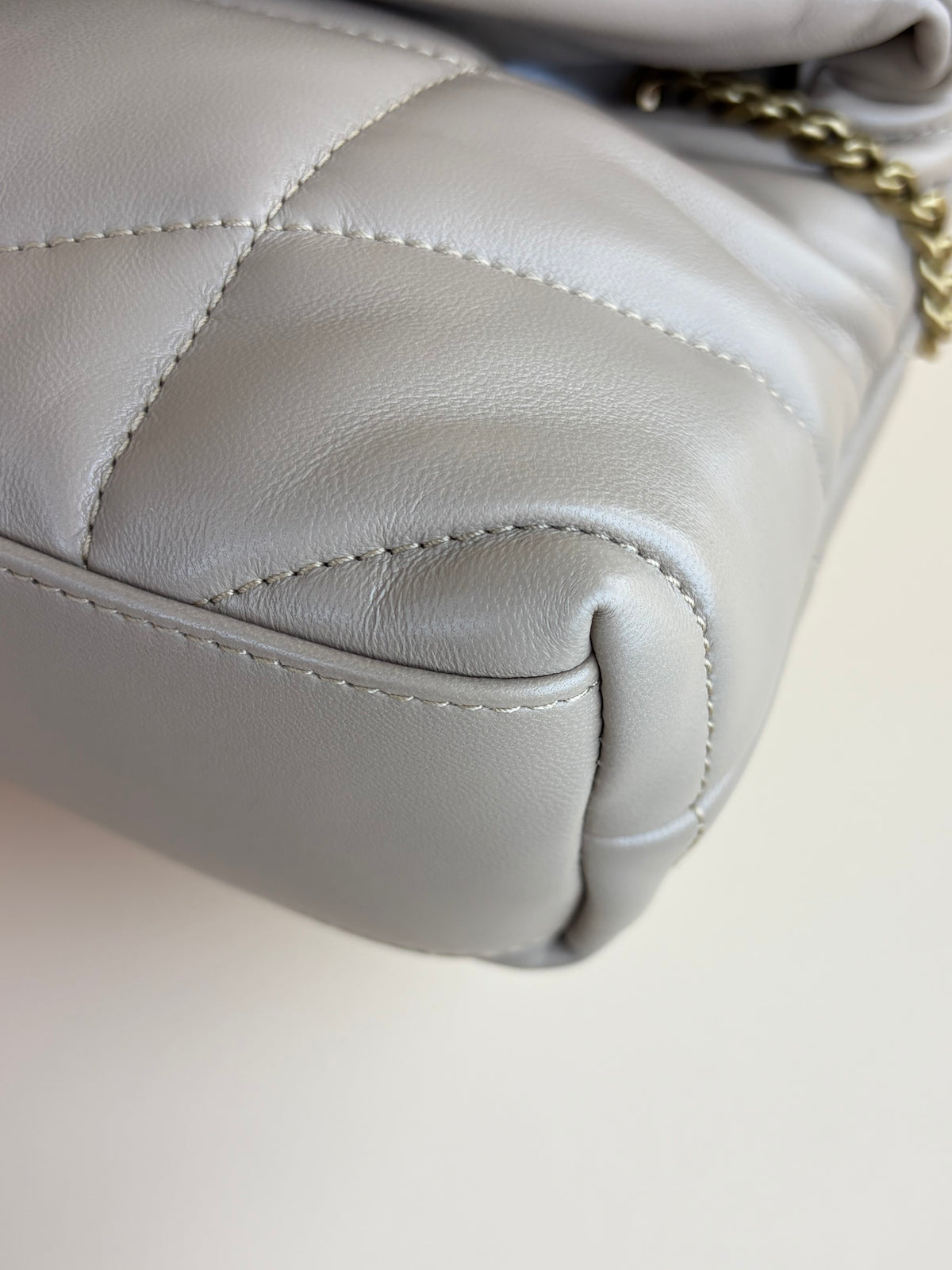 YSL beige lambskin Loulou buffer toy