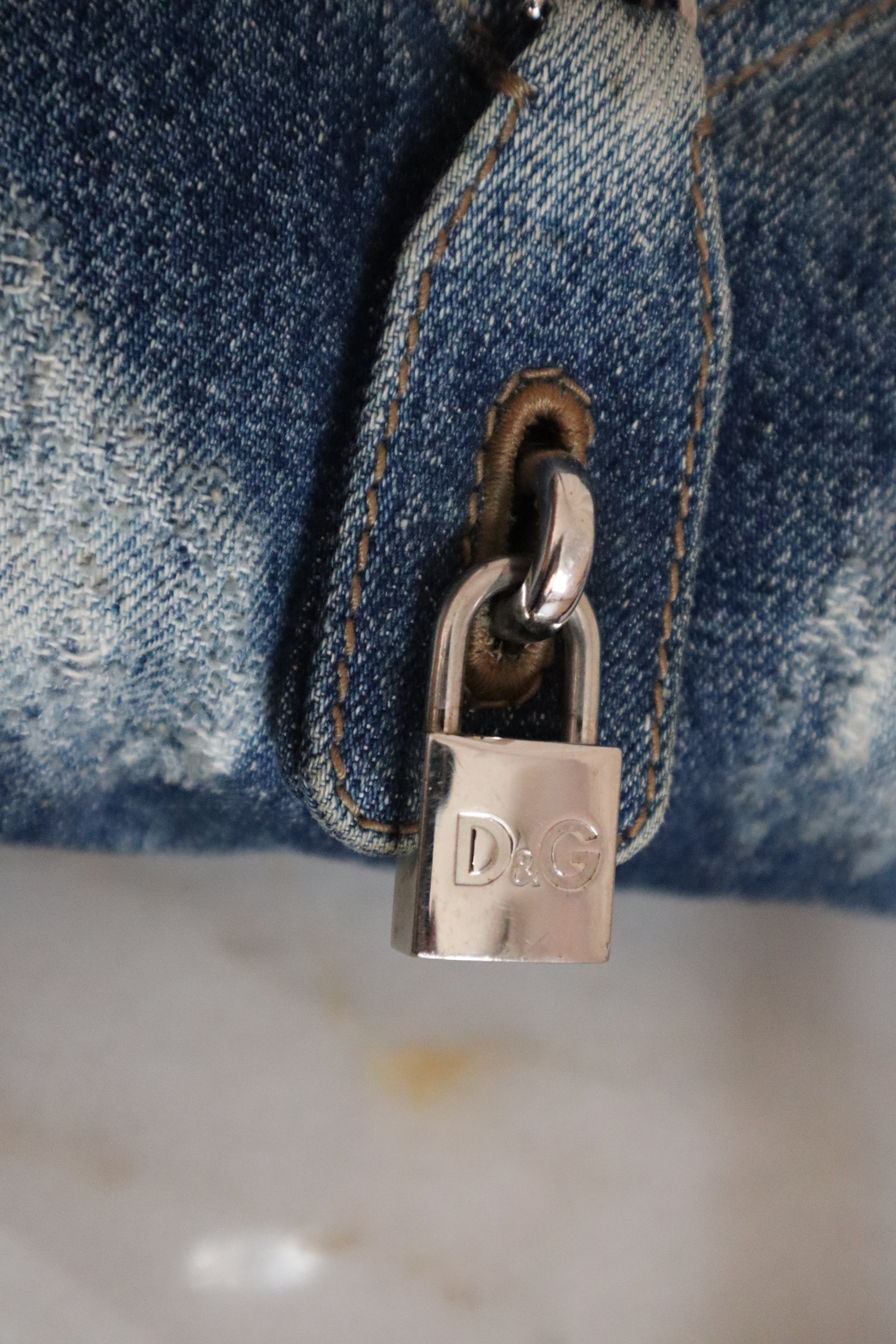 Dolce & Gabbana Blue Denim Zippy Bag-handbag-Dolce & Gabbana-The Closet Egypt