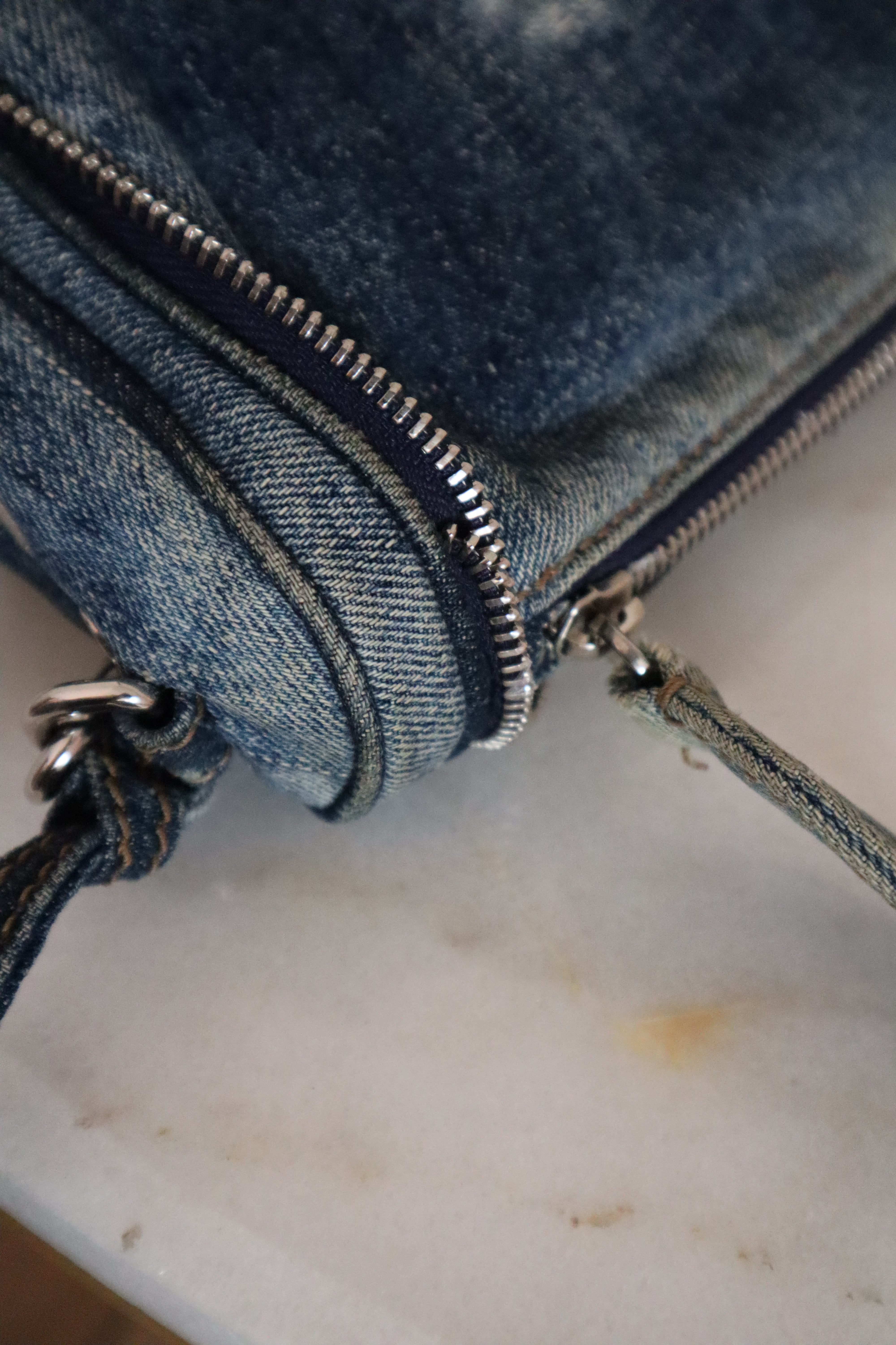 Dolce & Gabbana Blue Denim Zippy Bag-handbag-Dolce & Gabbana-The Closet Egypt