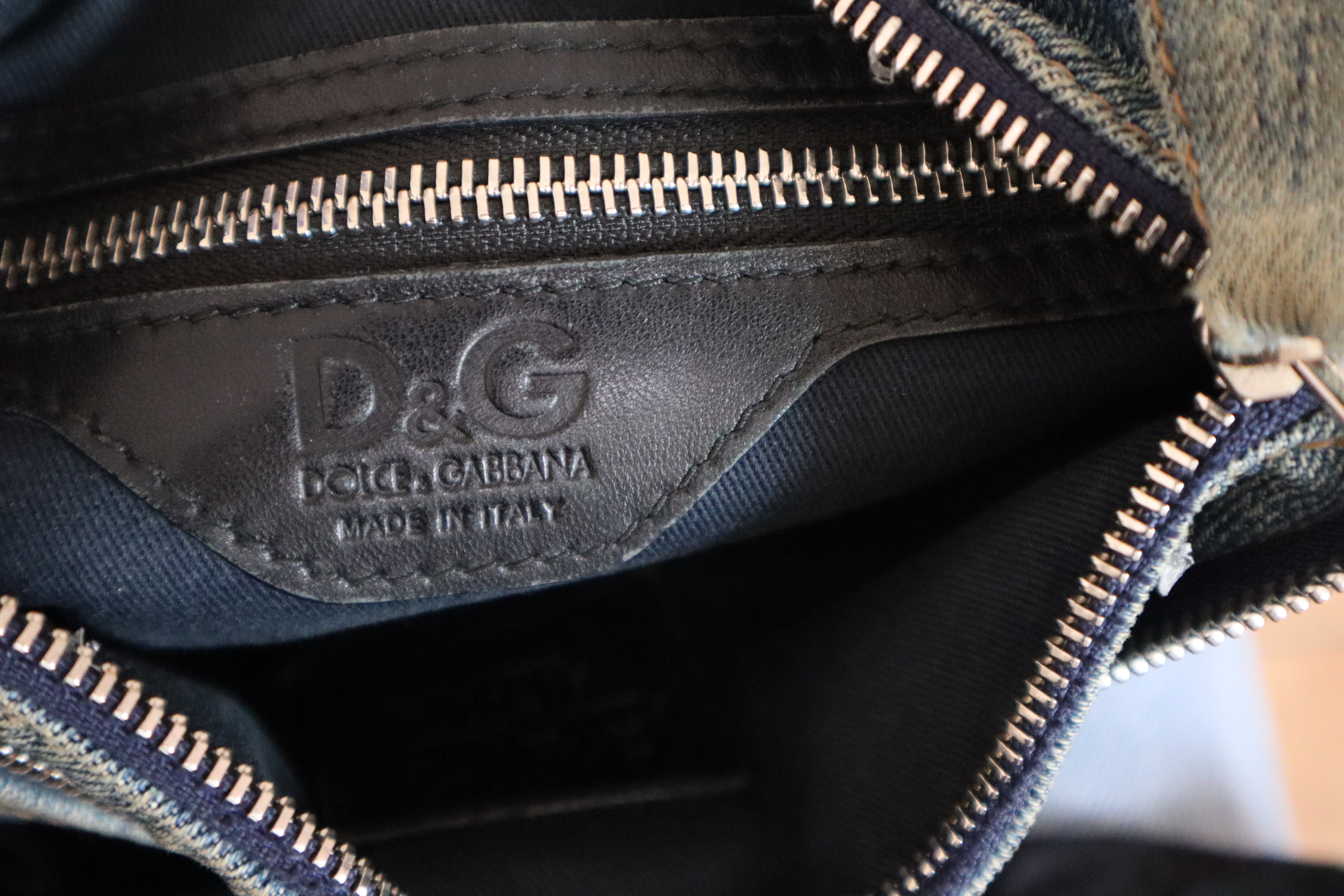 Dolce & Gabbana Blue Denim Zippy Bag-handbag-Dolce & Gabbana-The Closet Egypt