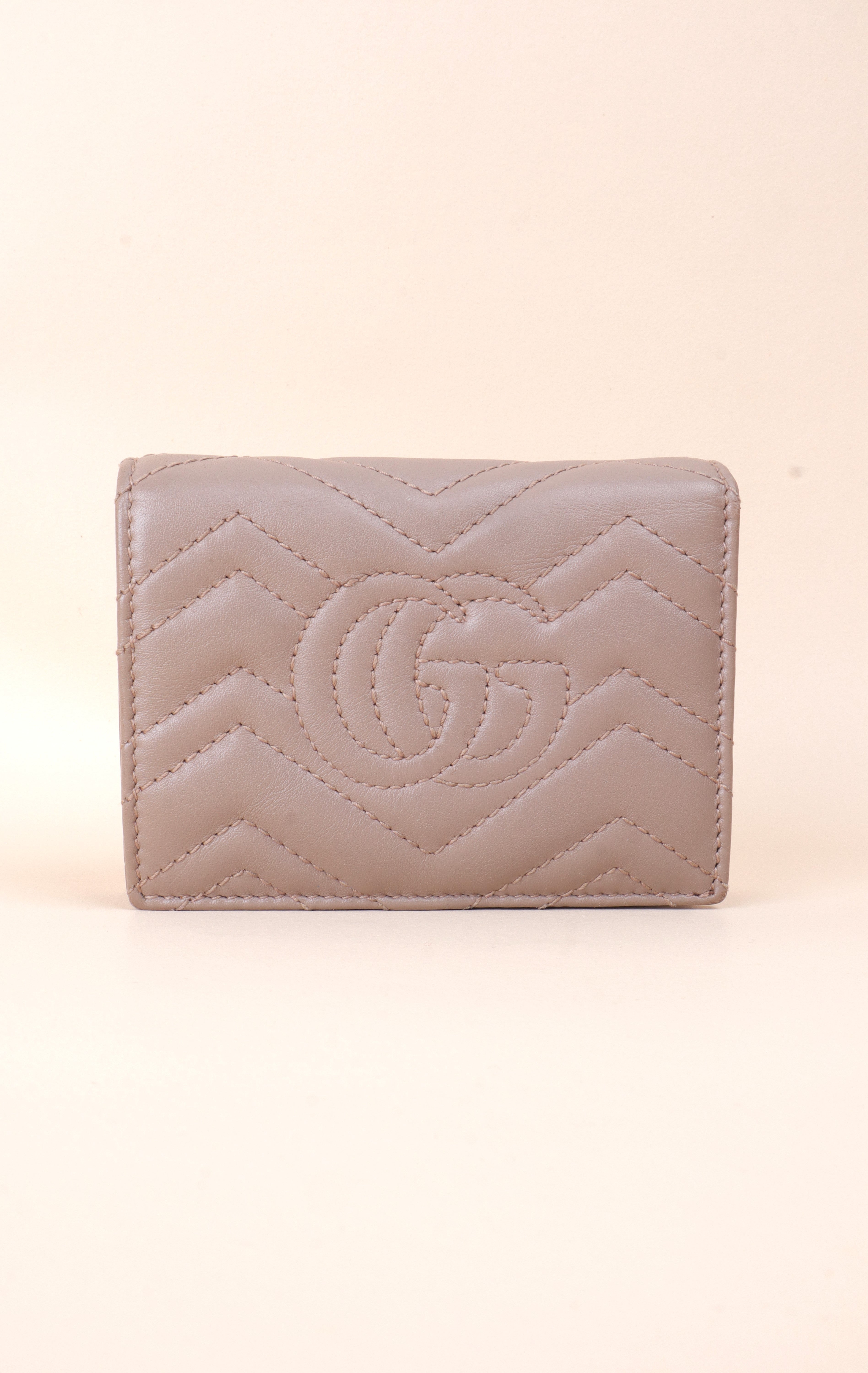 GUCCI WALLET BEIGE GG MARMONT