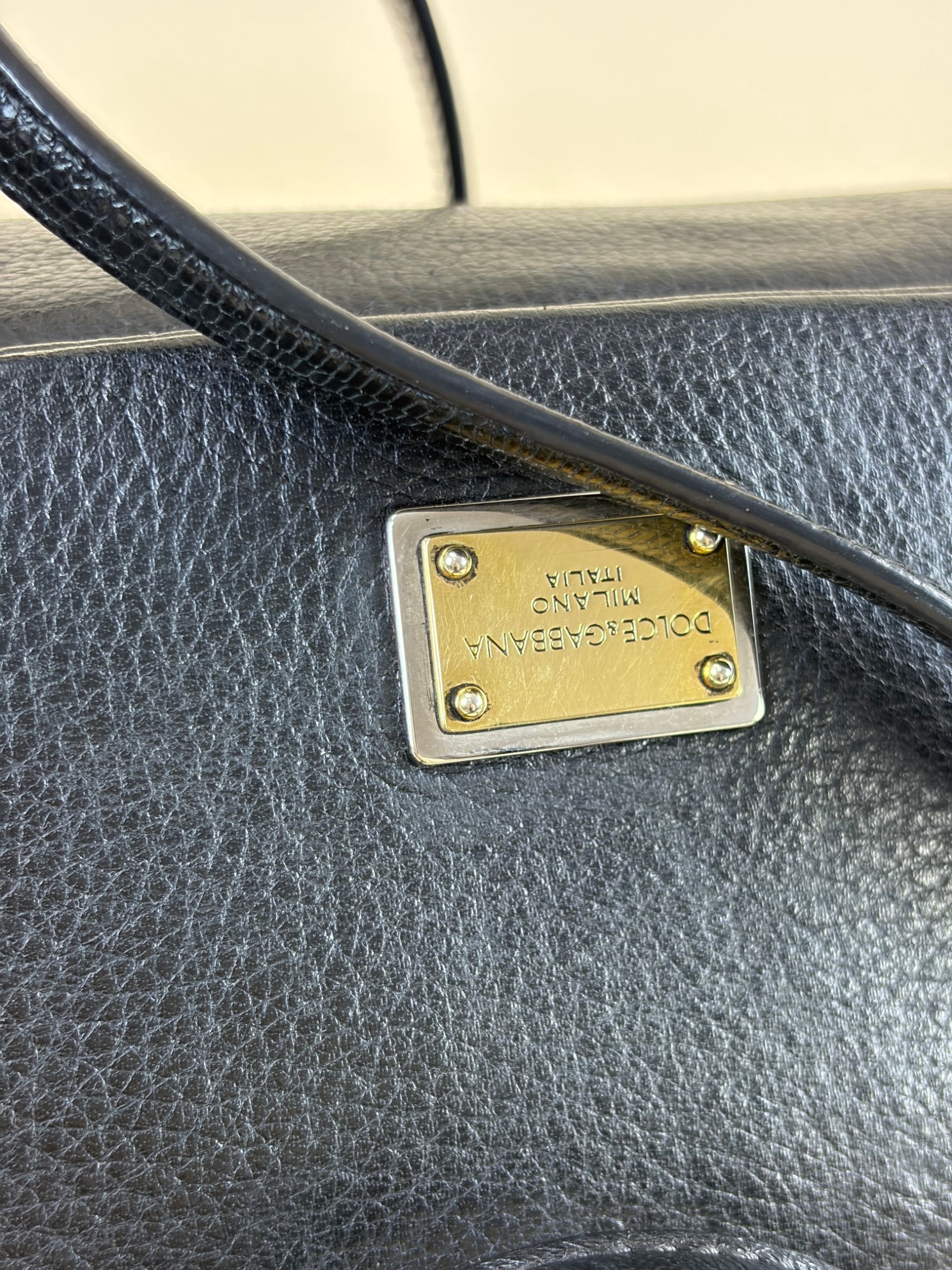 Dolce & Gabbana Black Sicily Hand Bag