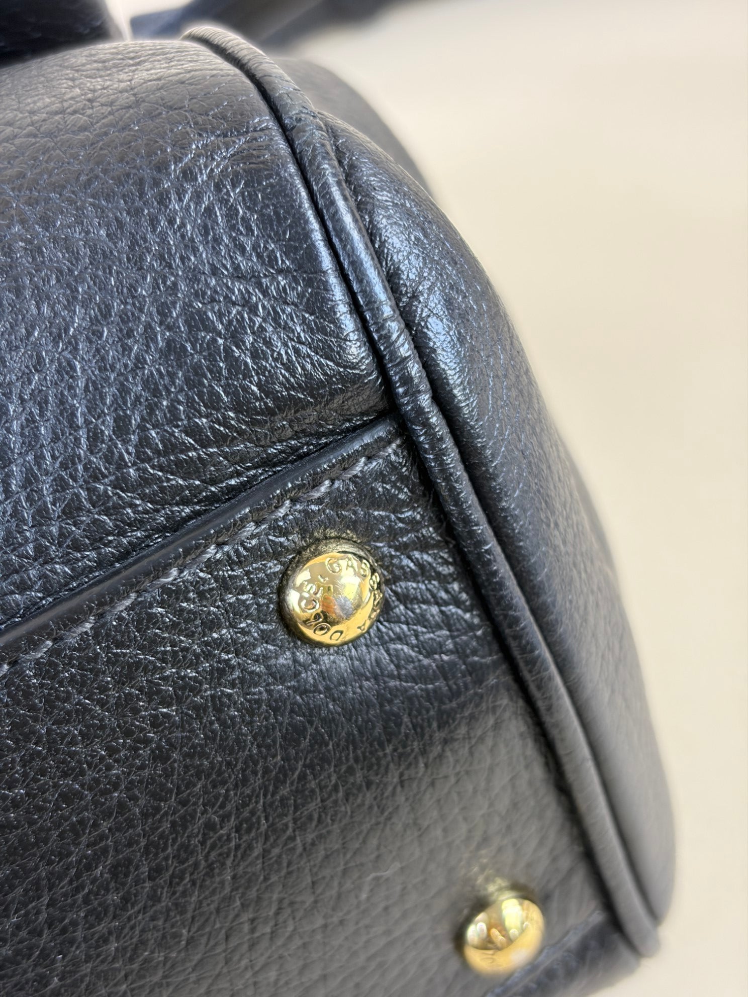 Dolce & Gabbana Black Sicily Hand Bag