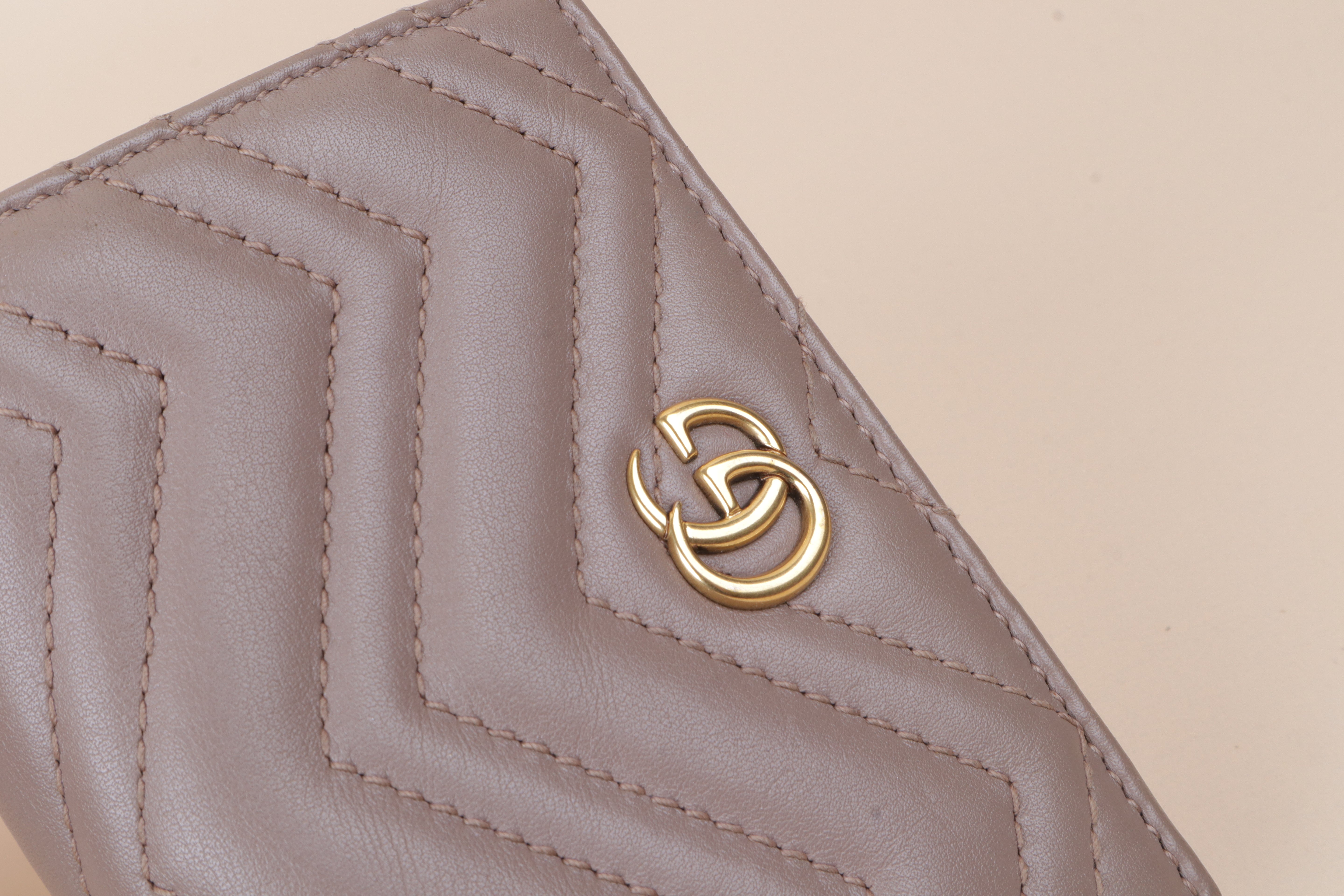 GUCCI WALLET BEIGE GG MARMONT