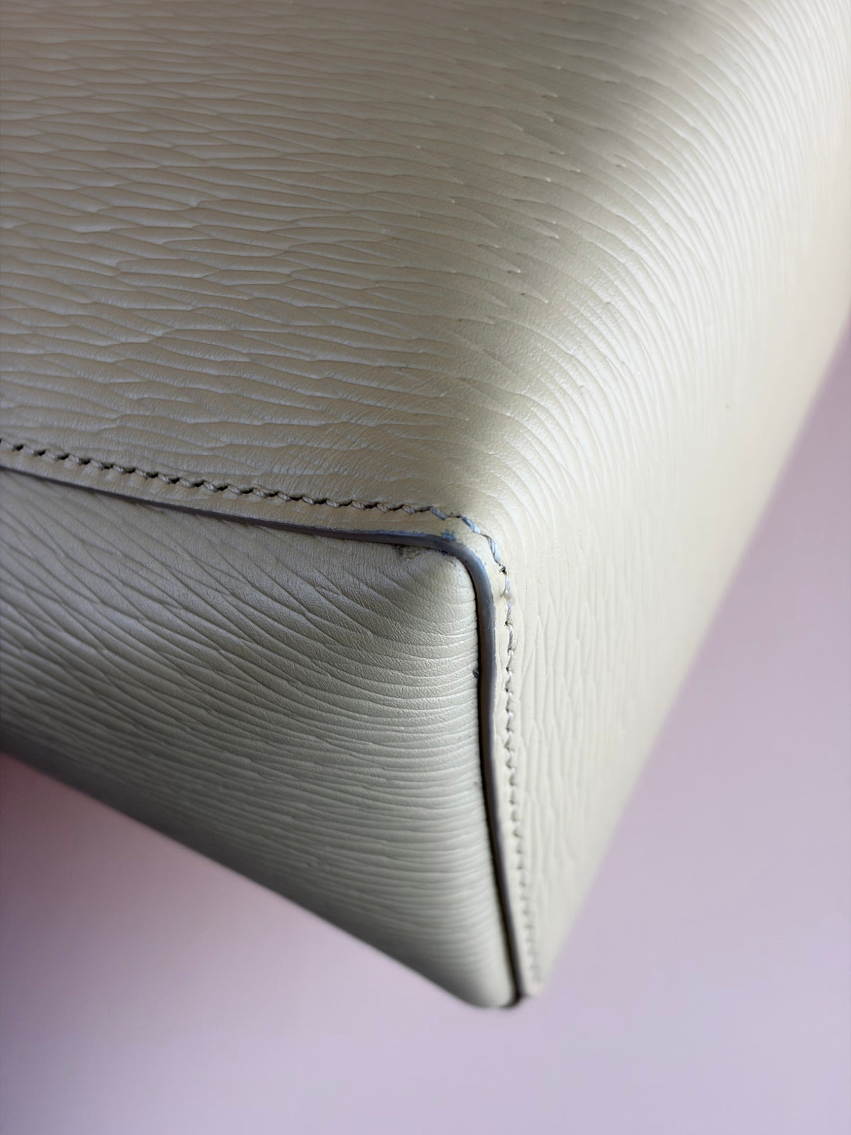 Loro Piana cream calfskin extra L 27 shoulder bag
