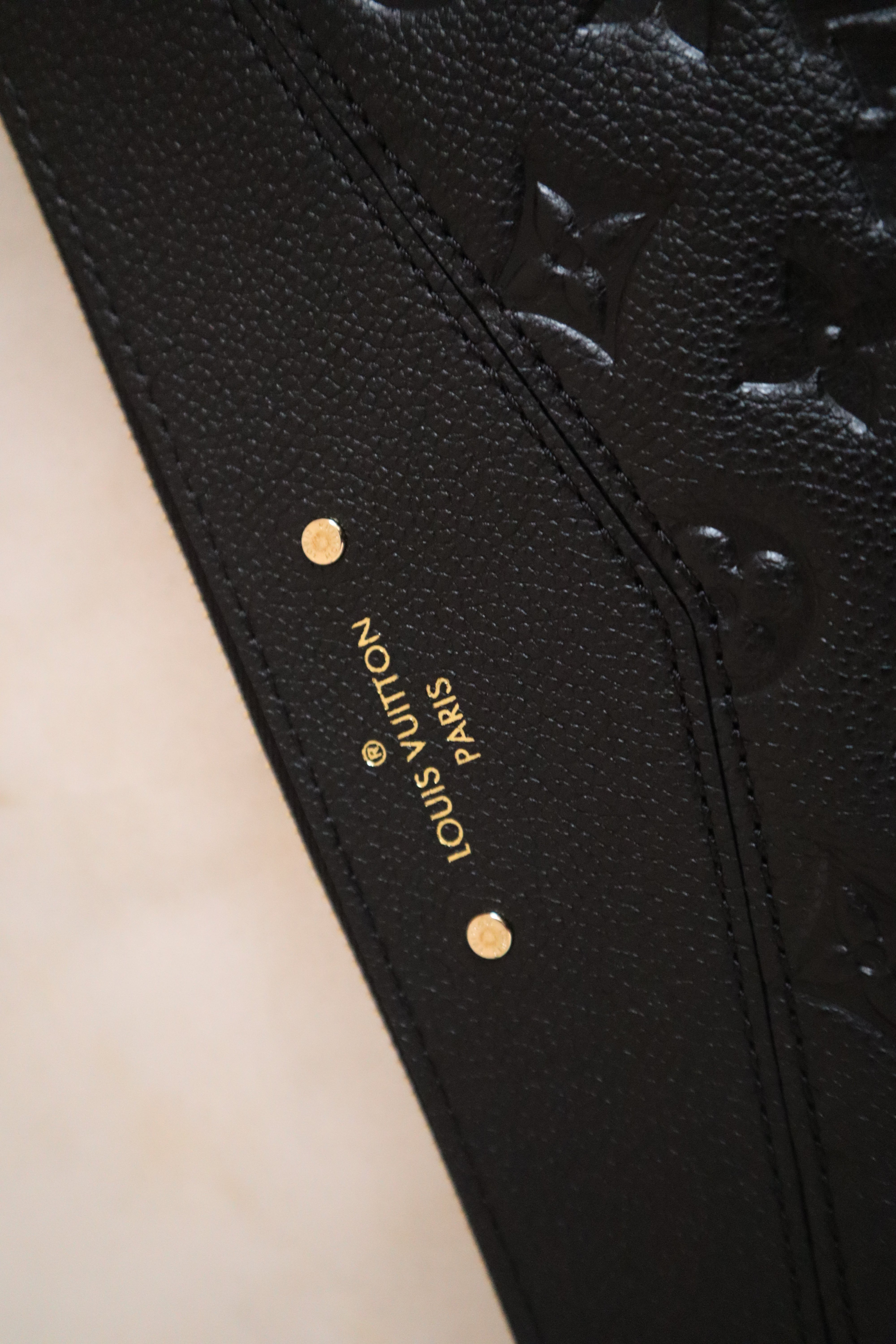 Louis Vuitton Black Monogram Empreinte Daily Pouch-Pouch-Louis Vuitton-The Closet Egypt