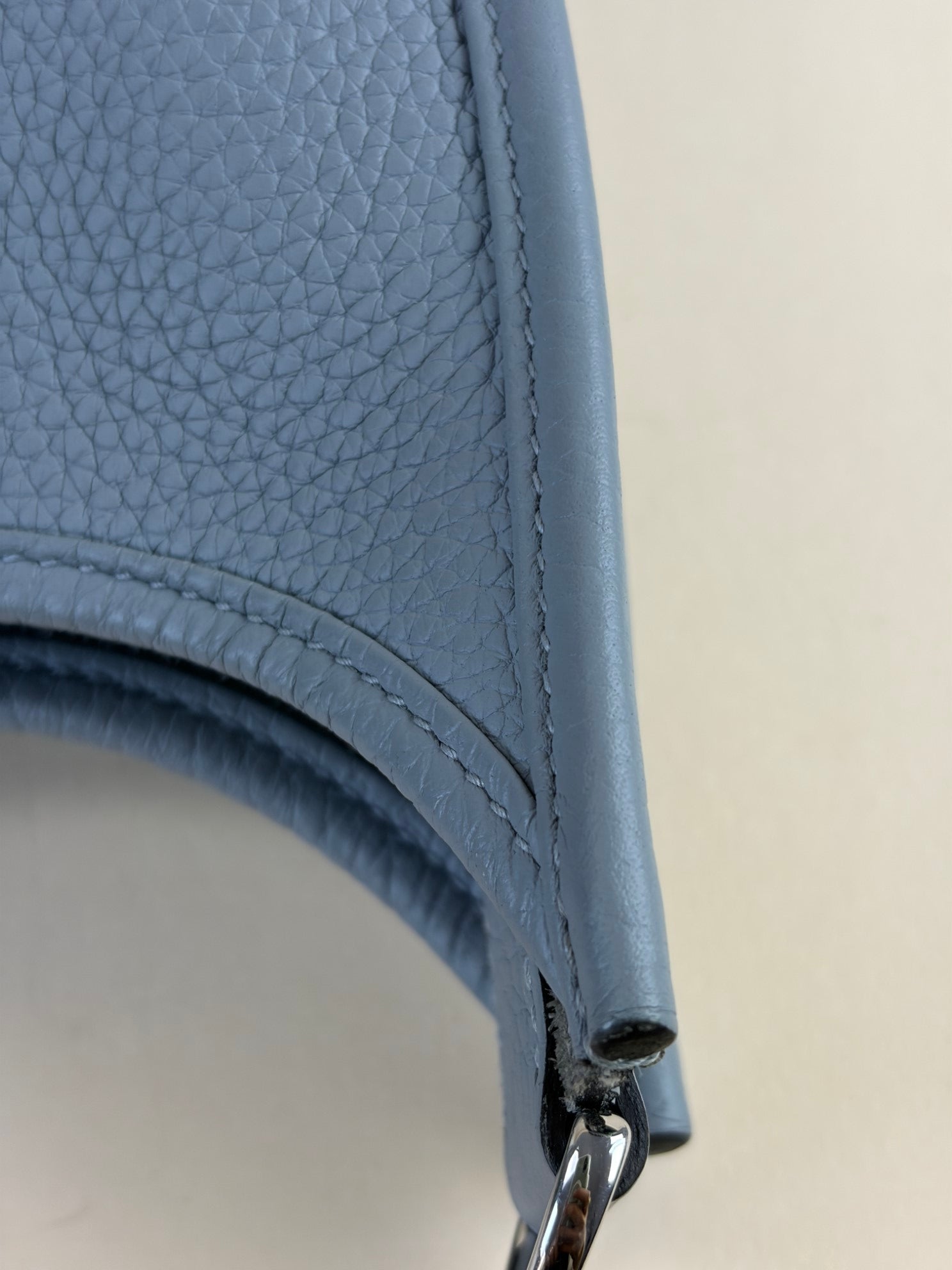 Hermes Gris Pantin Evelyne 29 Bag with Strap