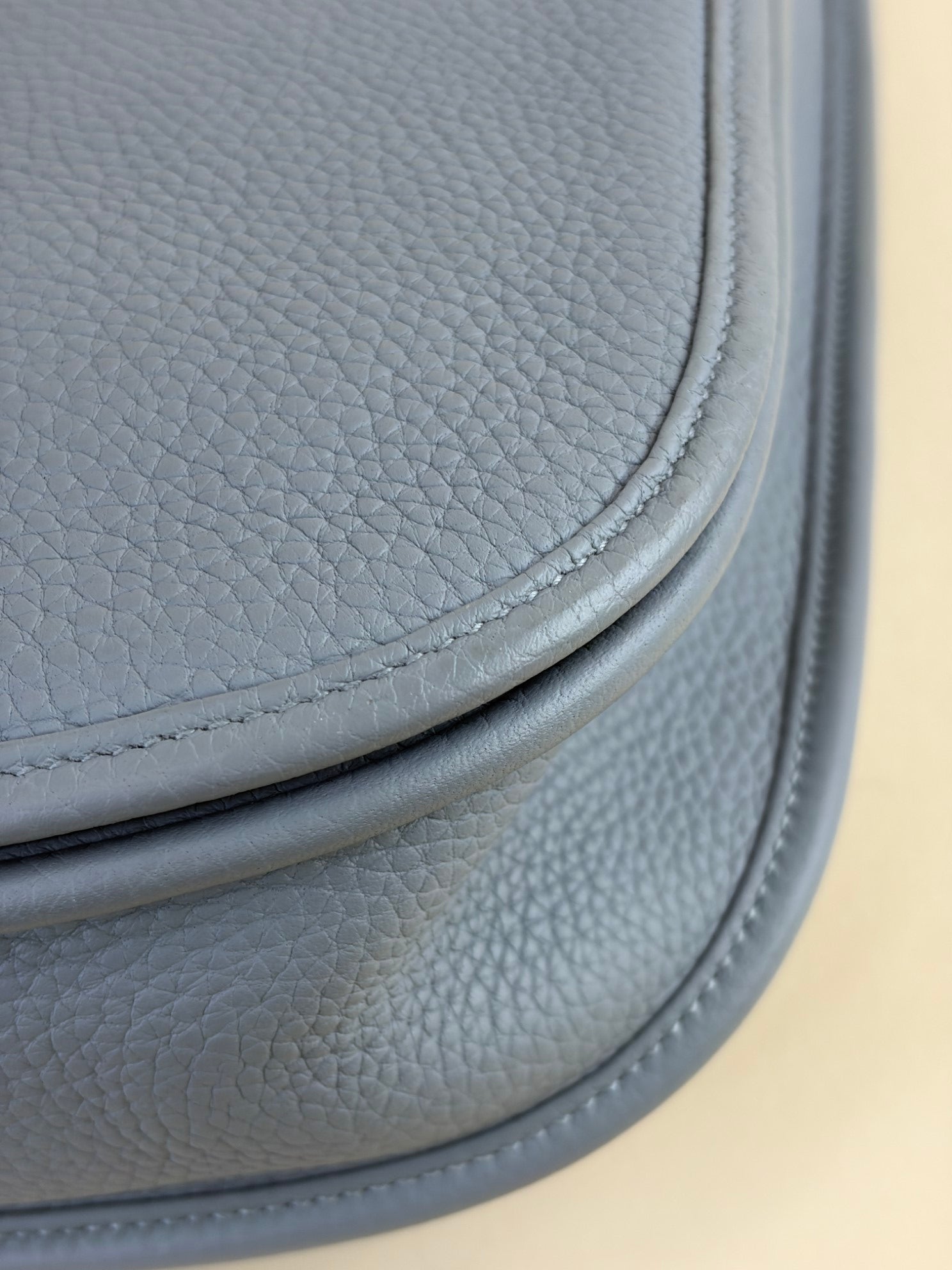 Hermes Gris Pantin Evelyne 29 Bag with Strap