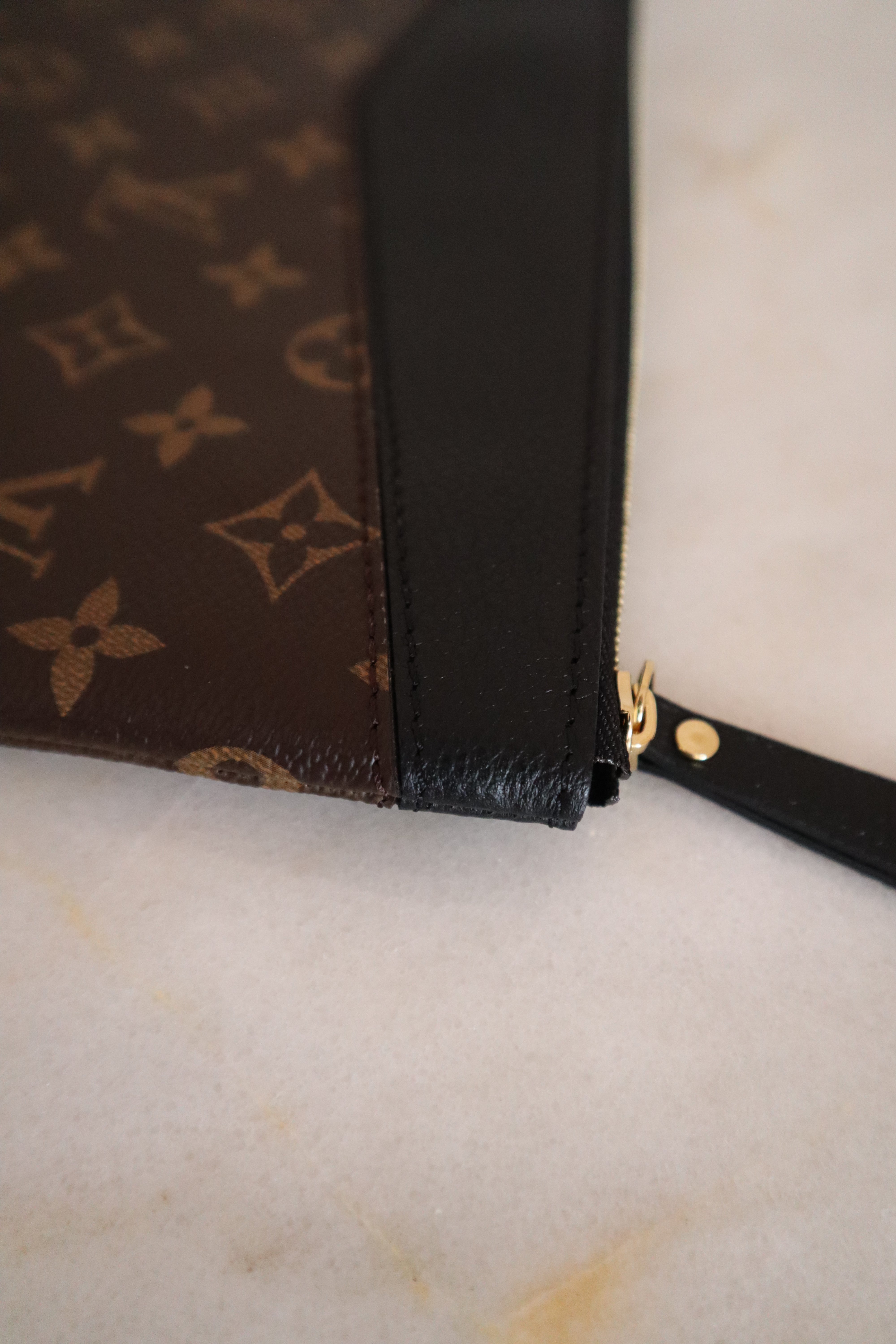 Louis Vuitton Monogram Black Daily Pouch-Pouch-Louis Vuitton-The Closet Egypt