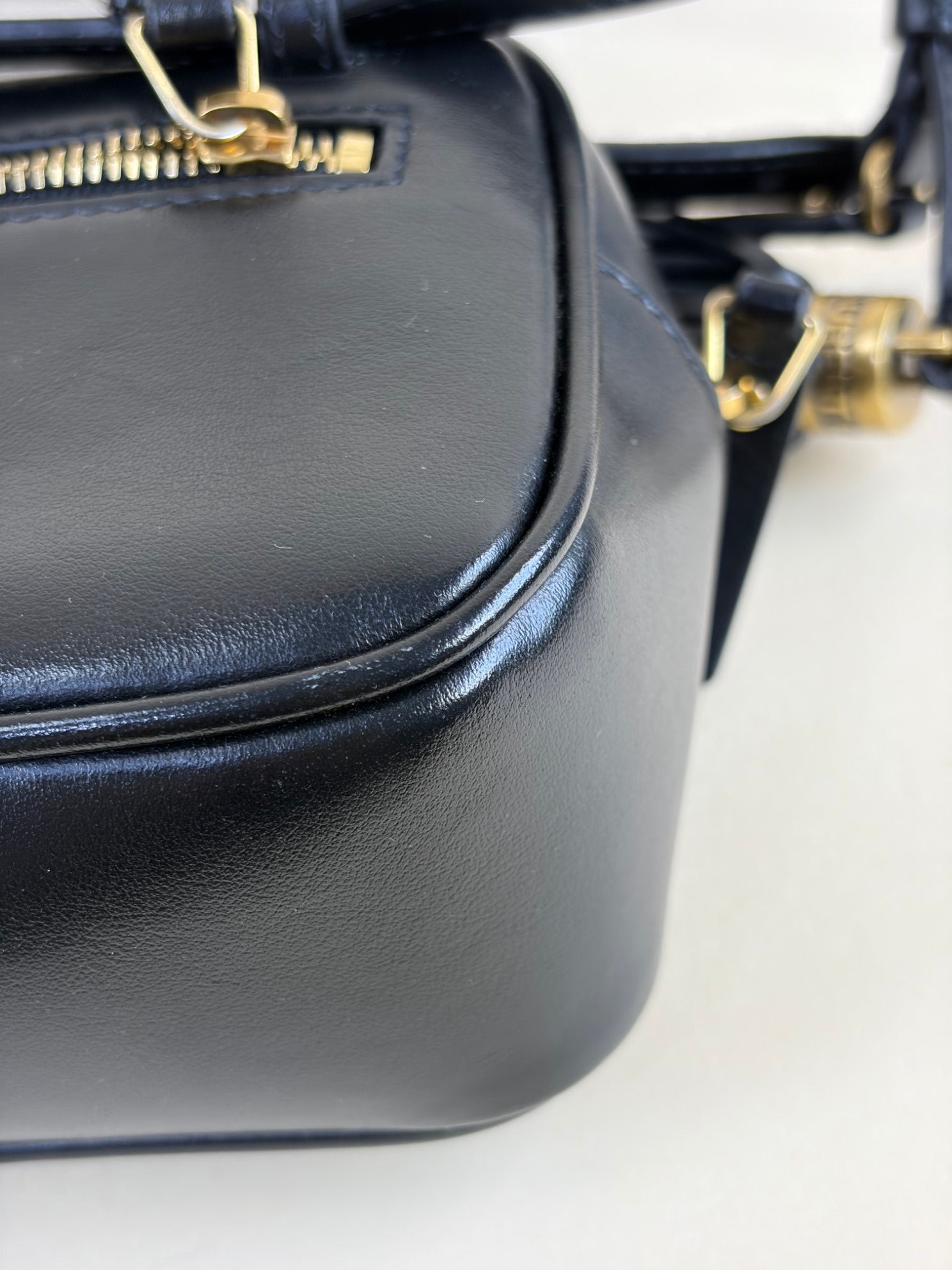 YSL Black Quilted Lou Belt Bag