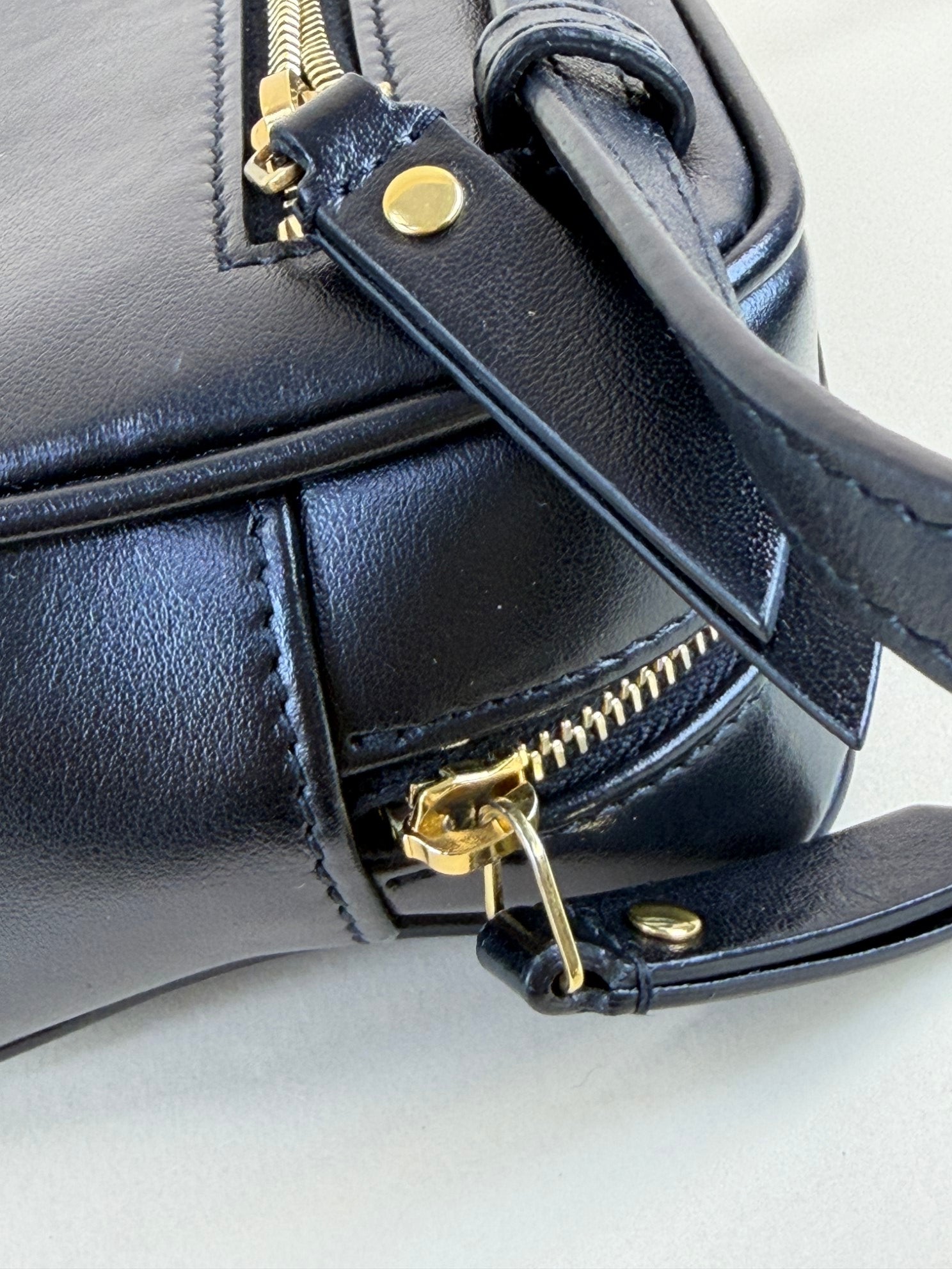 YSL Black Quilted Lou Belt Bag