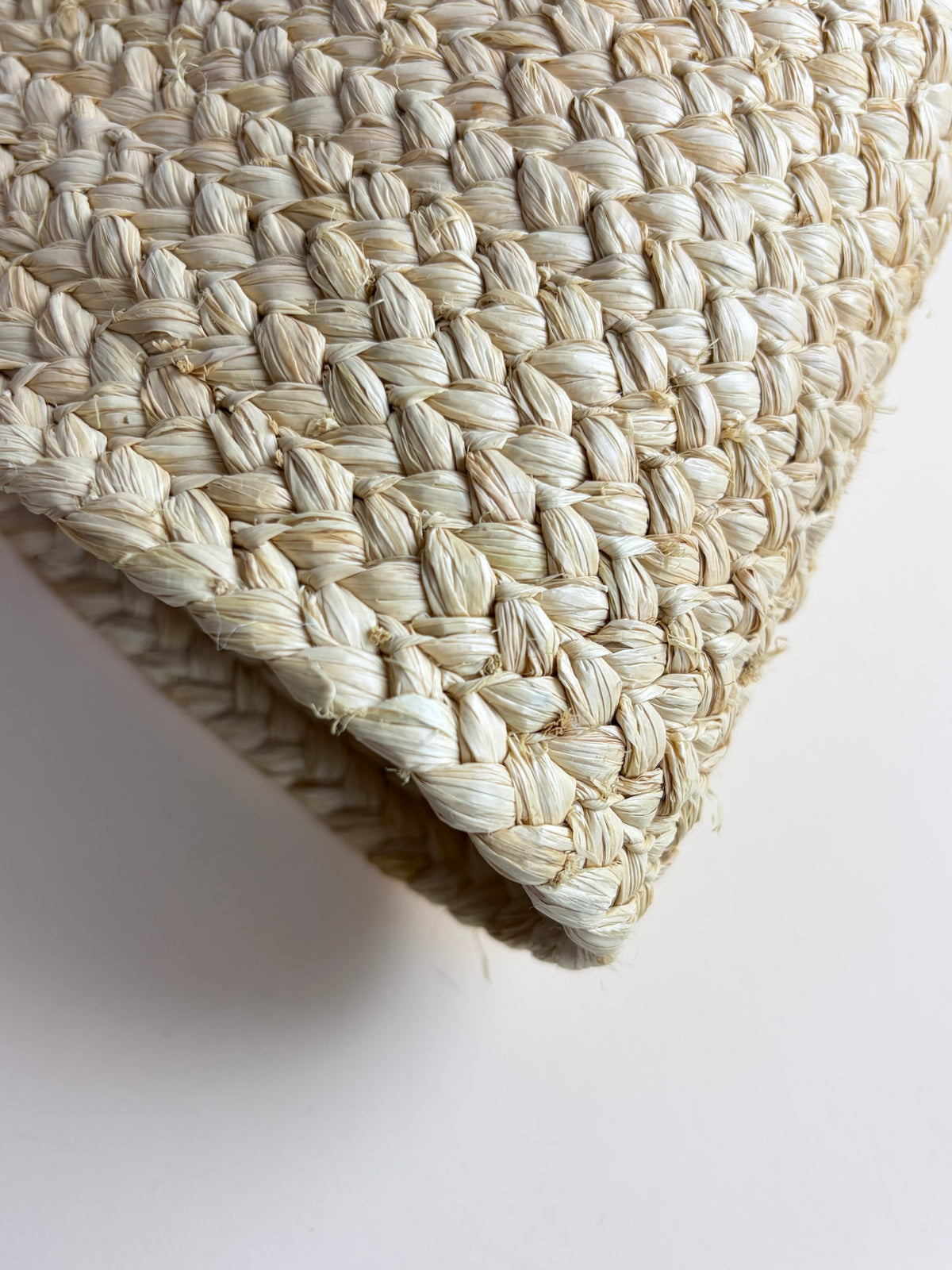 Prada beige/cognac raffia and leather large shopping bag