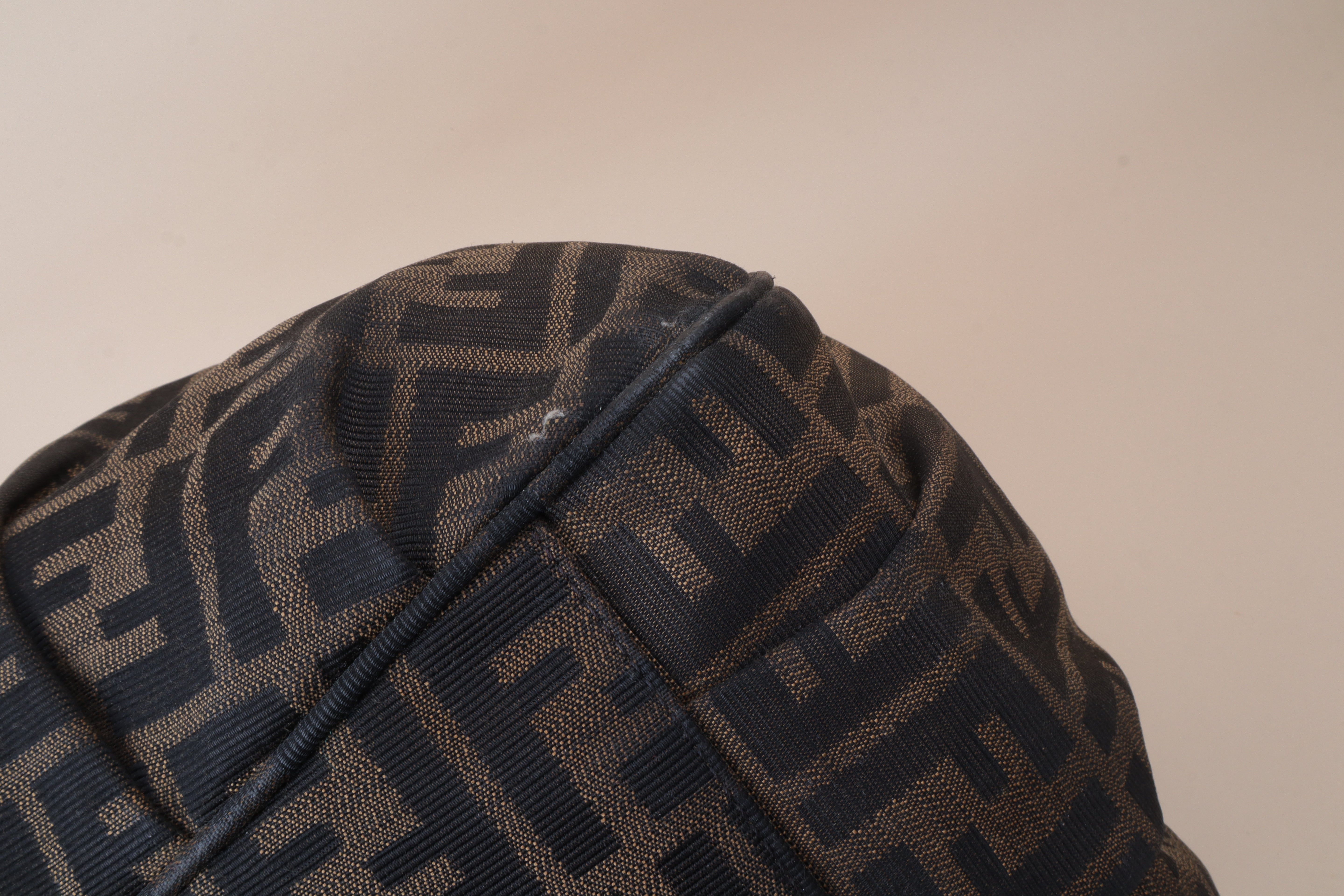 Fendi Brown large tobacco Zucca Shoulder Bag