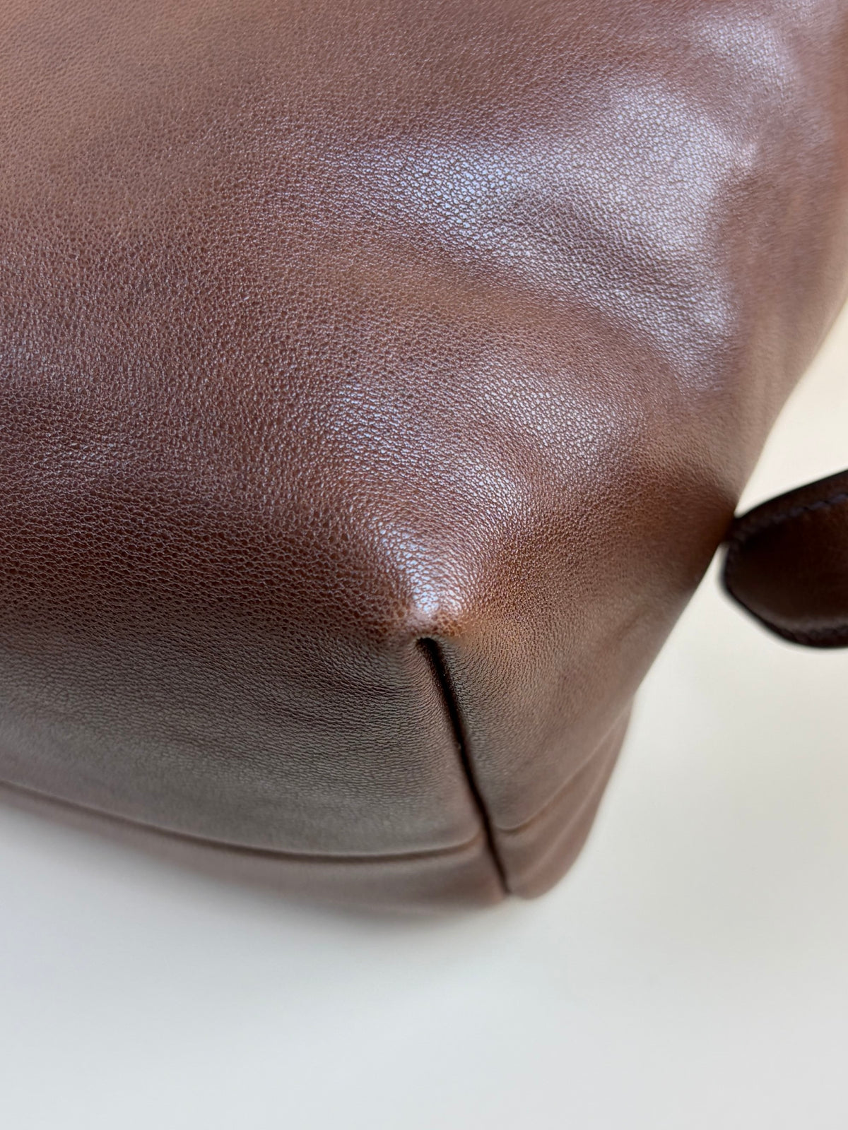 Miu Miu brown nappa leather spirit small hobo bag
