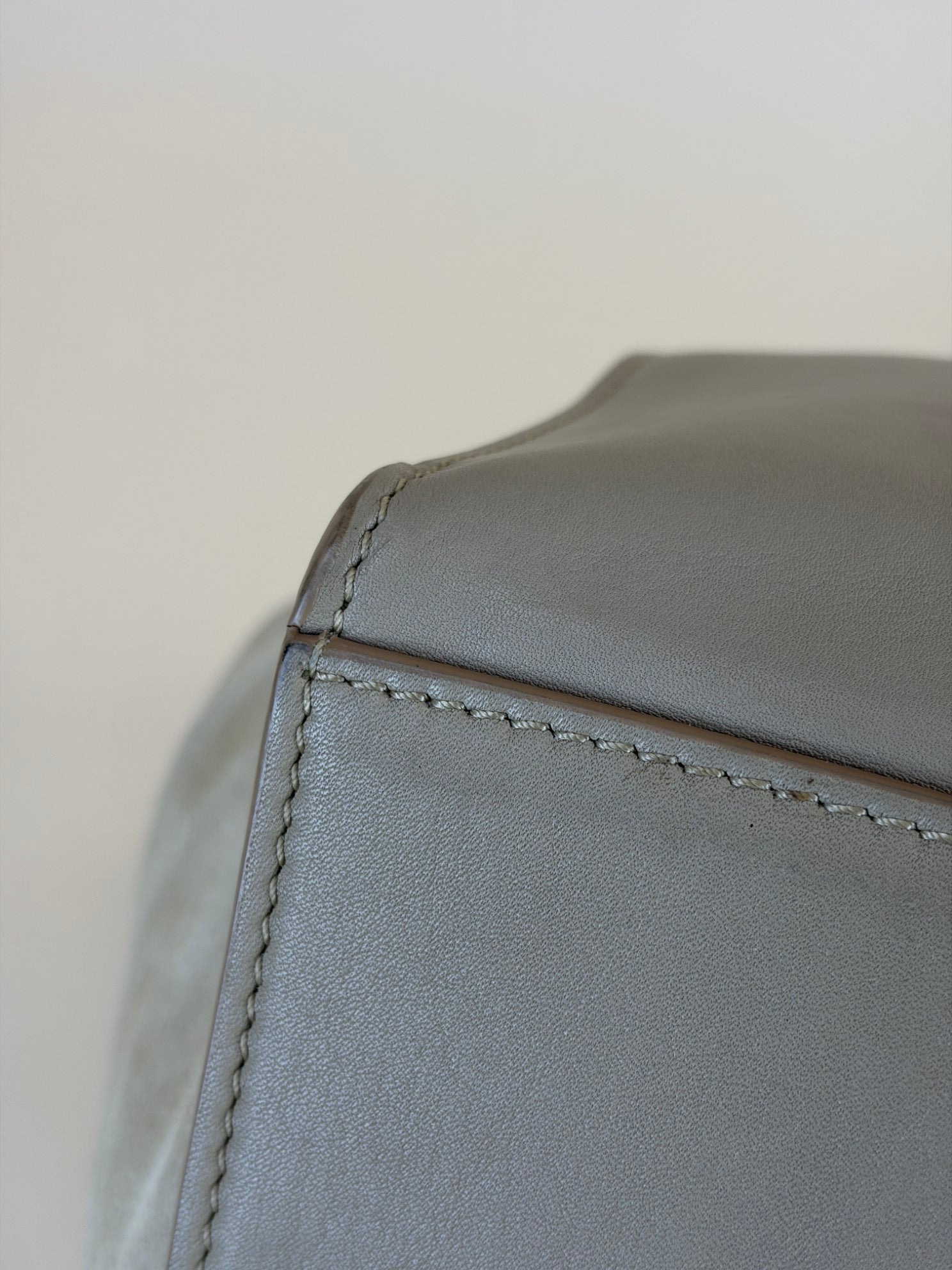 Celine Bicolor Trapeze Medium Bag with Strap