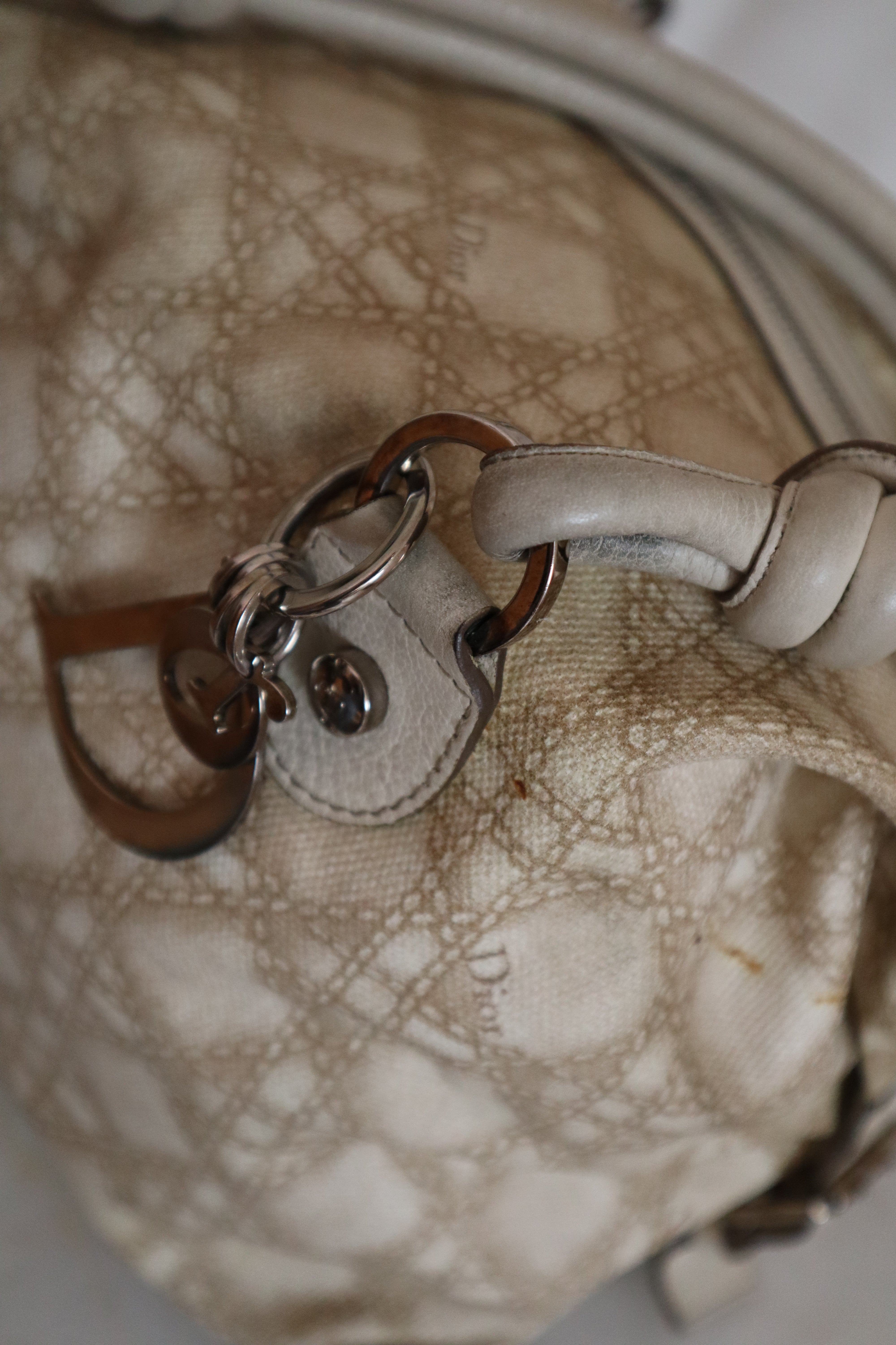 Christian Dior Bicolor Tote Bag-handbag-Christian Dior-The Closet Egypt