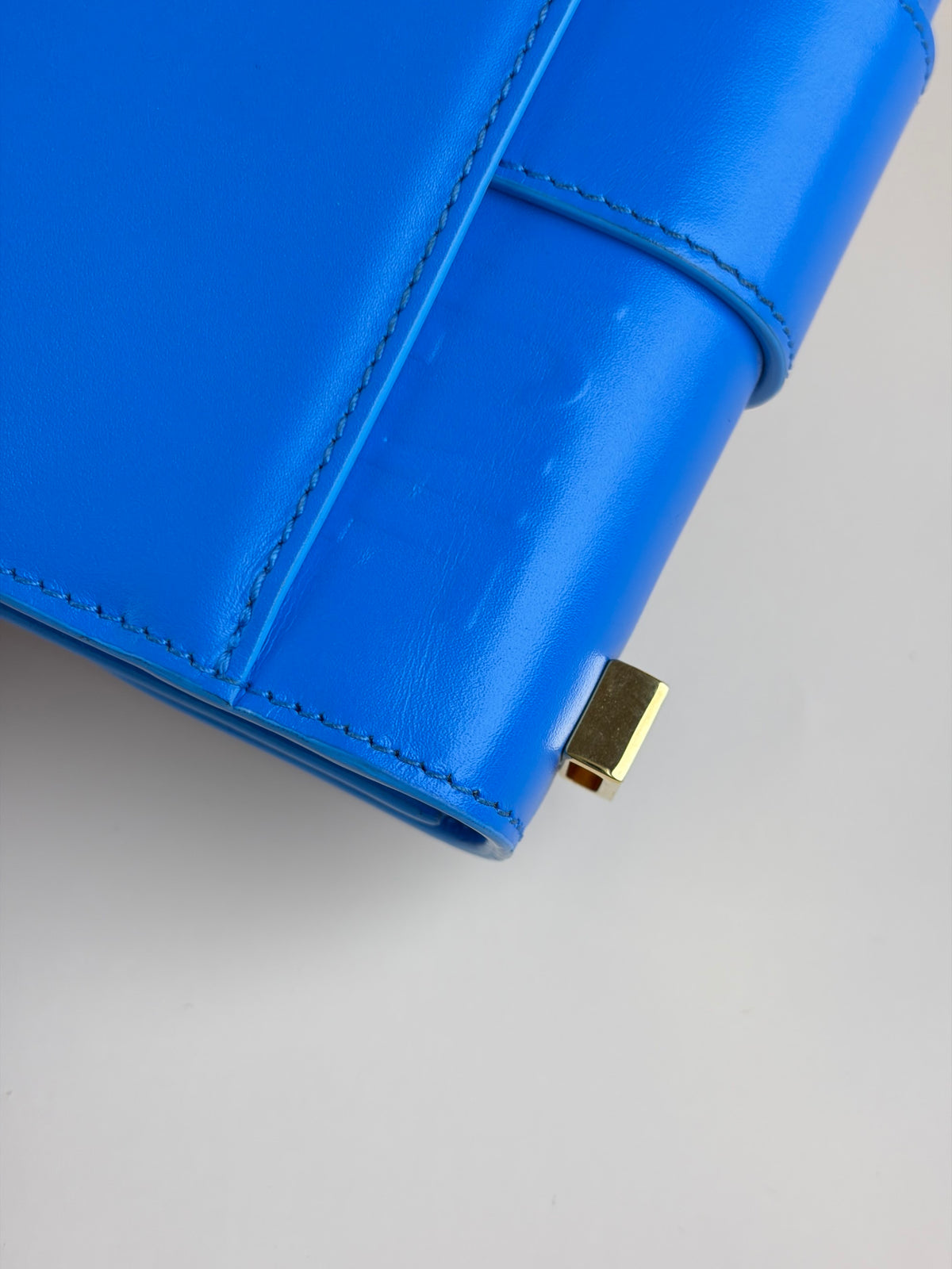 Christian Dior bright blue 30 Montaigne micro bag