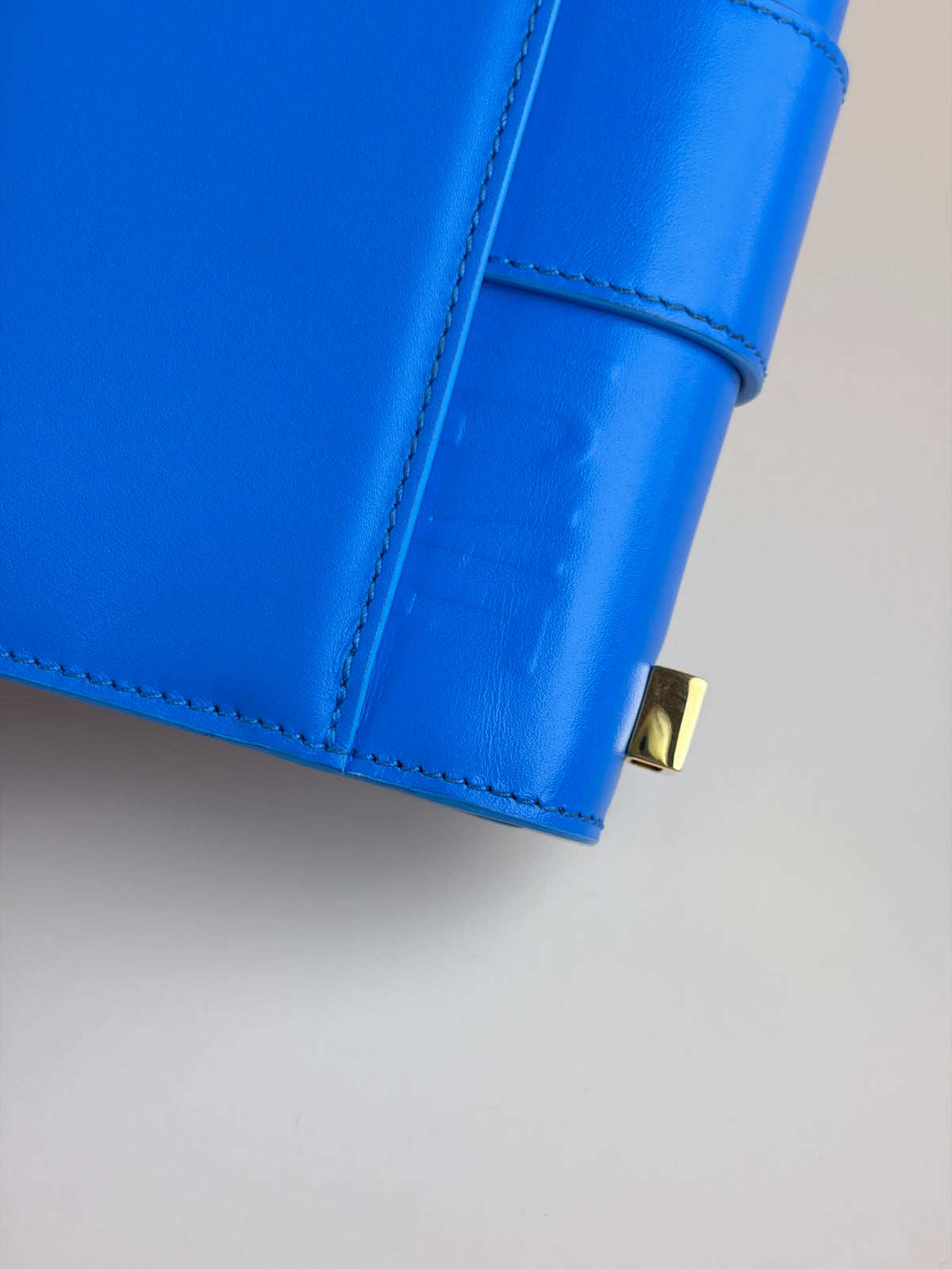 Christian Dior bright blue 30 Montaigne micro bag