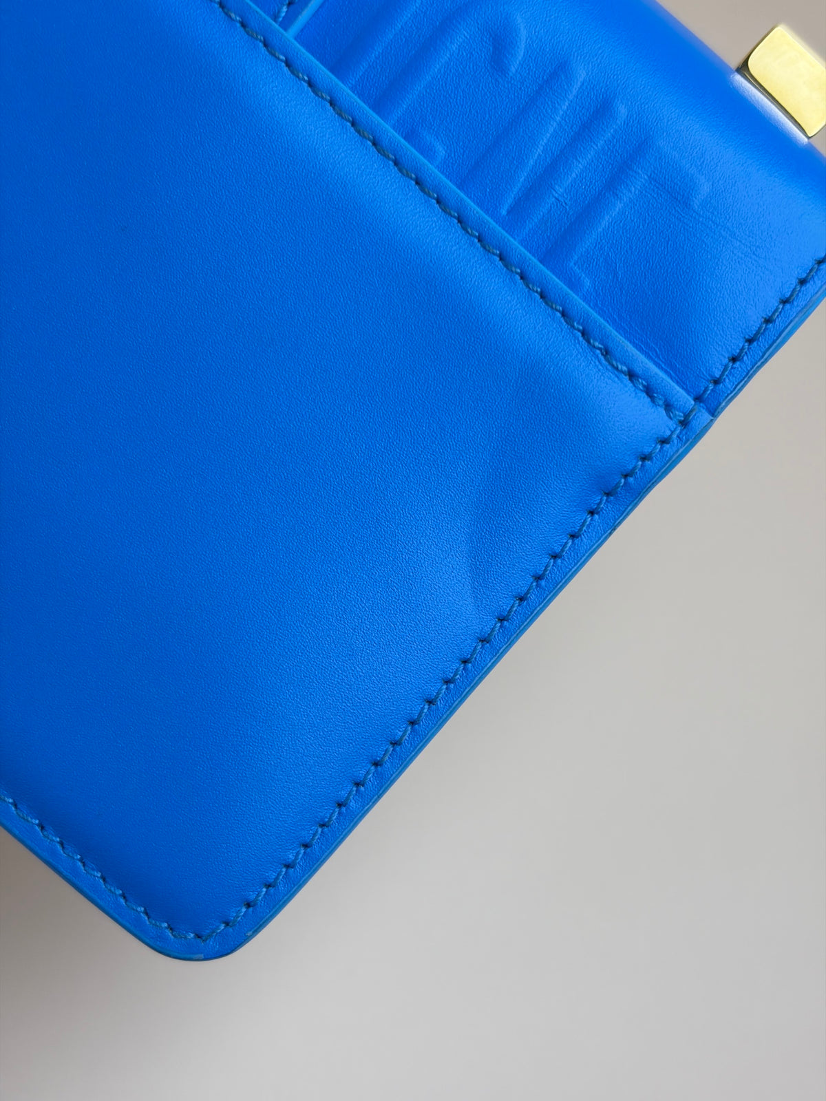 Christian Dior bright blue 30 Montaigne micro bag