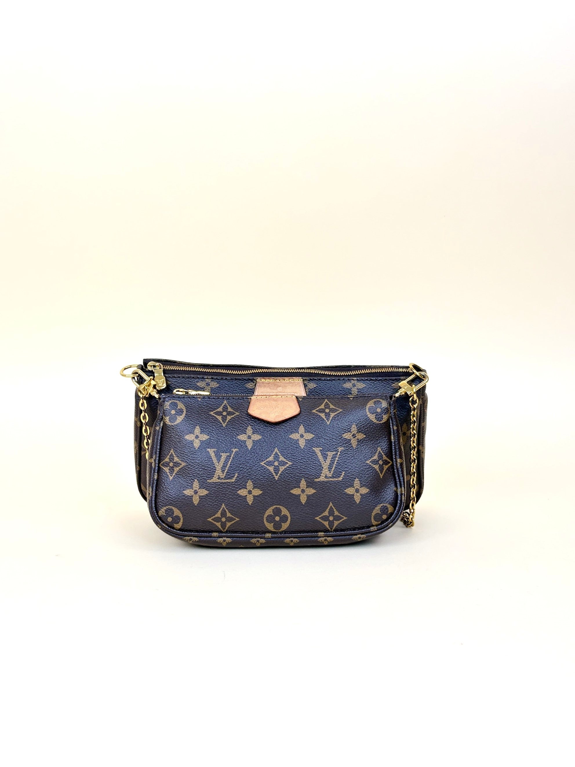 Louis Vuitton Light Pink Monogram Multi Pochette Shoulder Bag