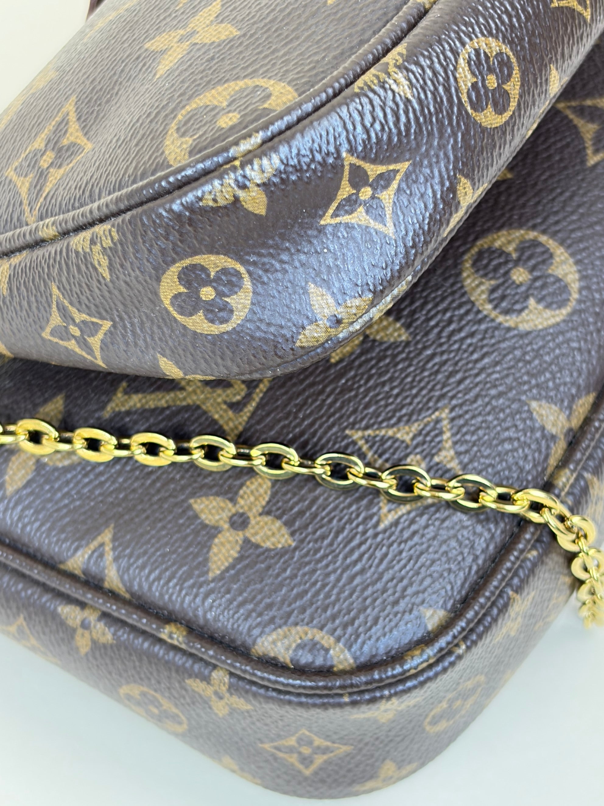 Louis Vuitton Light Pink Monogram Multi Pochette Shoulder Bag