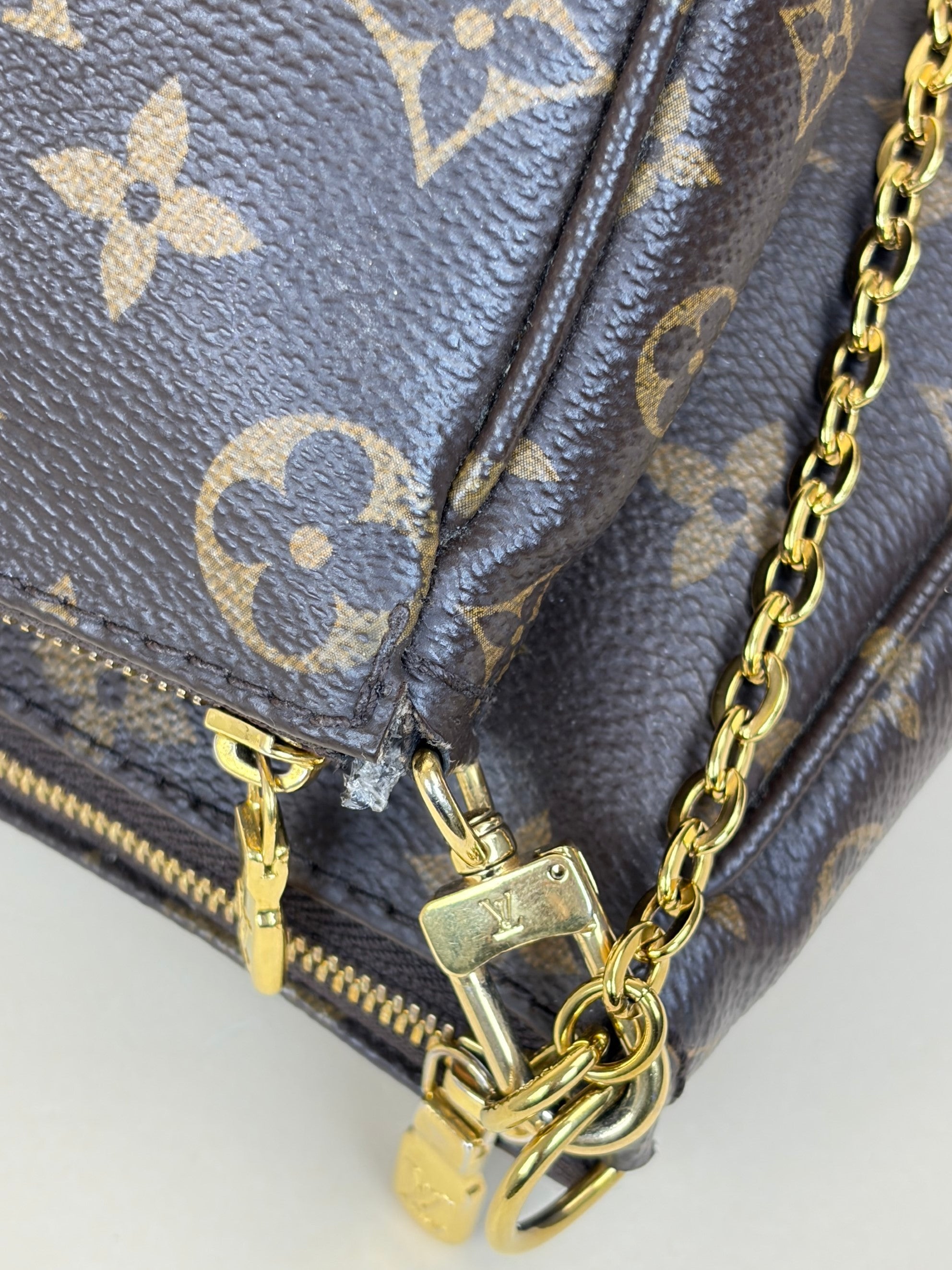 Louis Vuitton Light Pink Monogram Multi Pochette Shoulder Bag