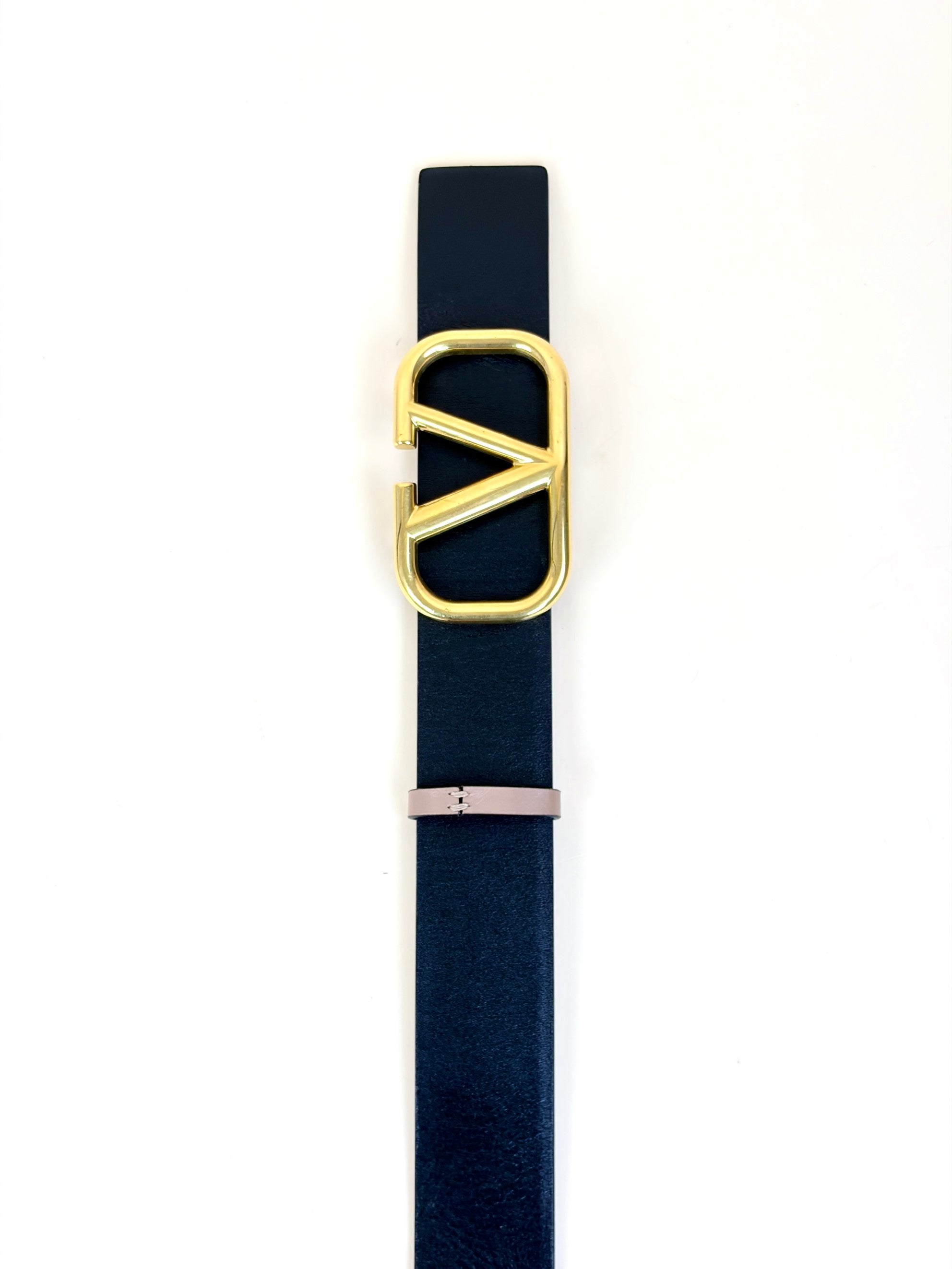 Valentino Black Garavani Reversible Vlogo 40mm Belt