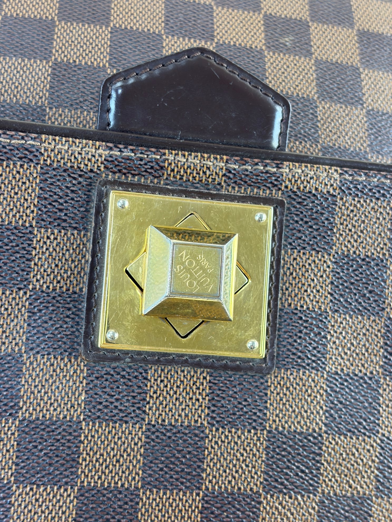 Louis Vuitton Damier Ebene Bergamo GM Bag