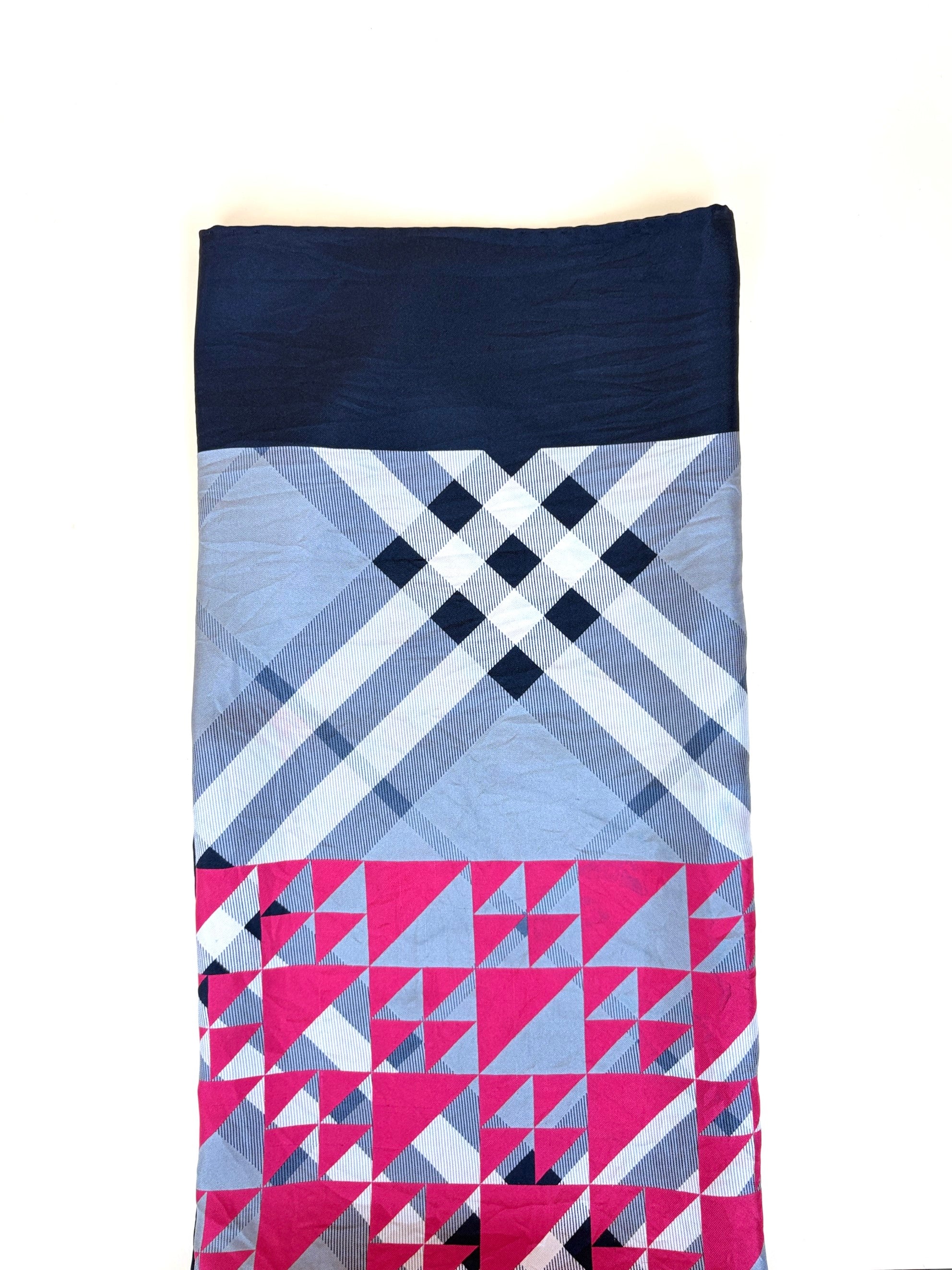 Burberry Multicolor Check Print Square Scarf