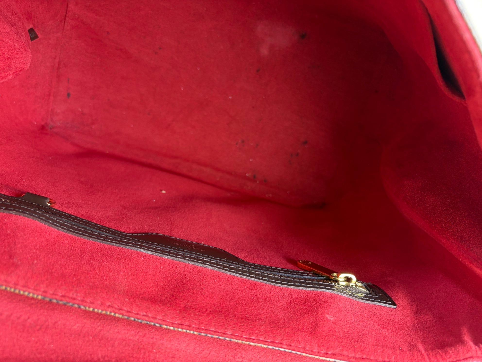 Louis Vuitton Damier Ebene Bergamo GM Bag