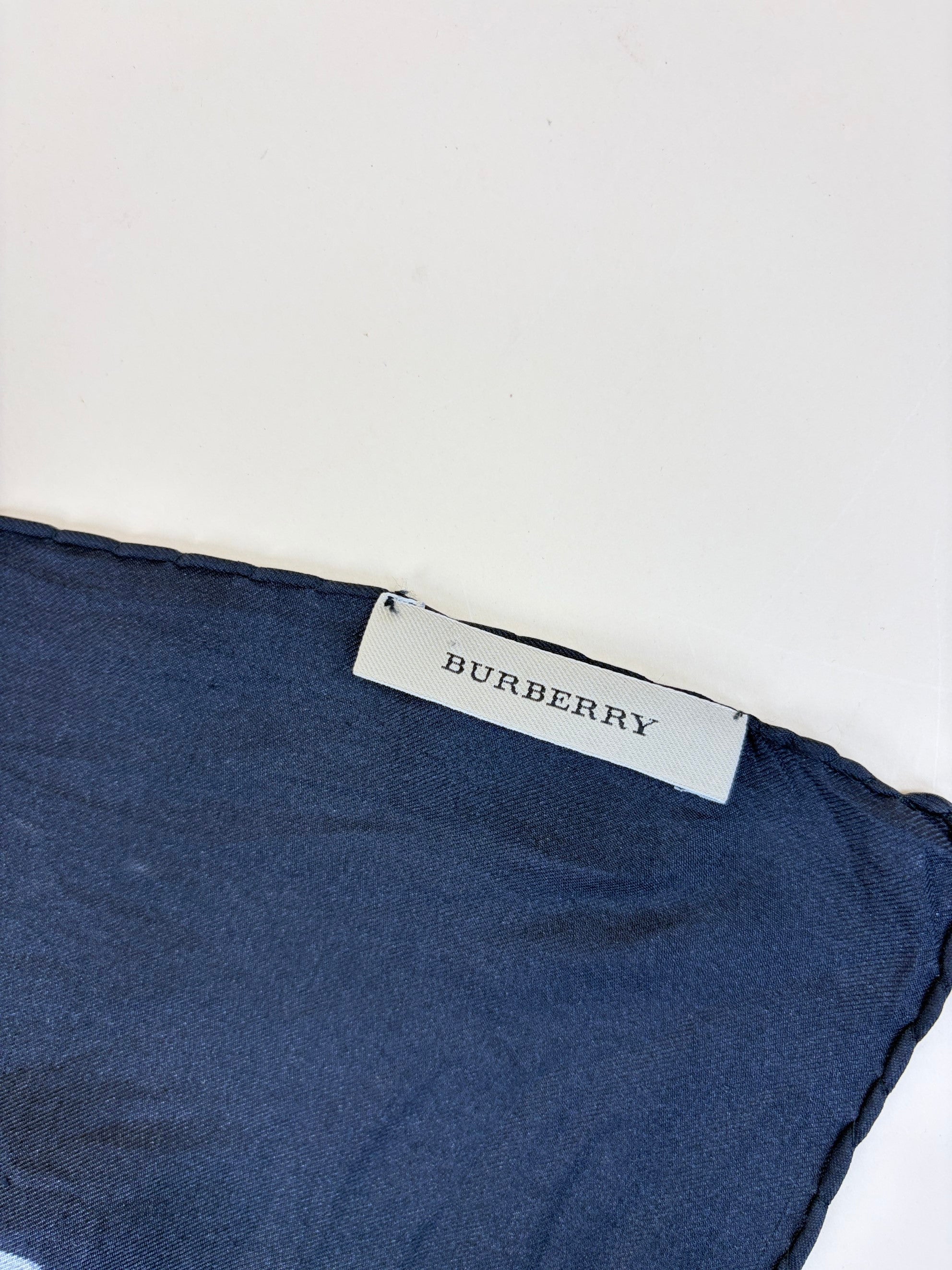 Burberry Multicolor Check Print Square Scarf
