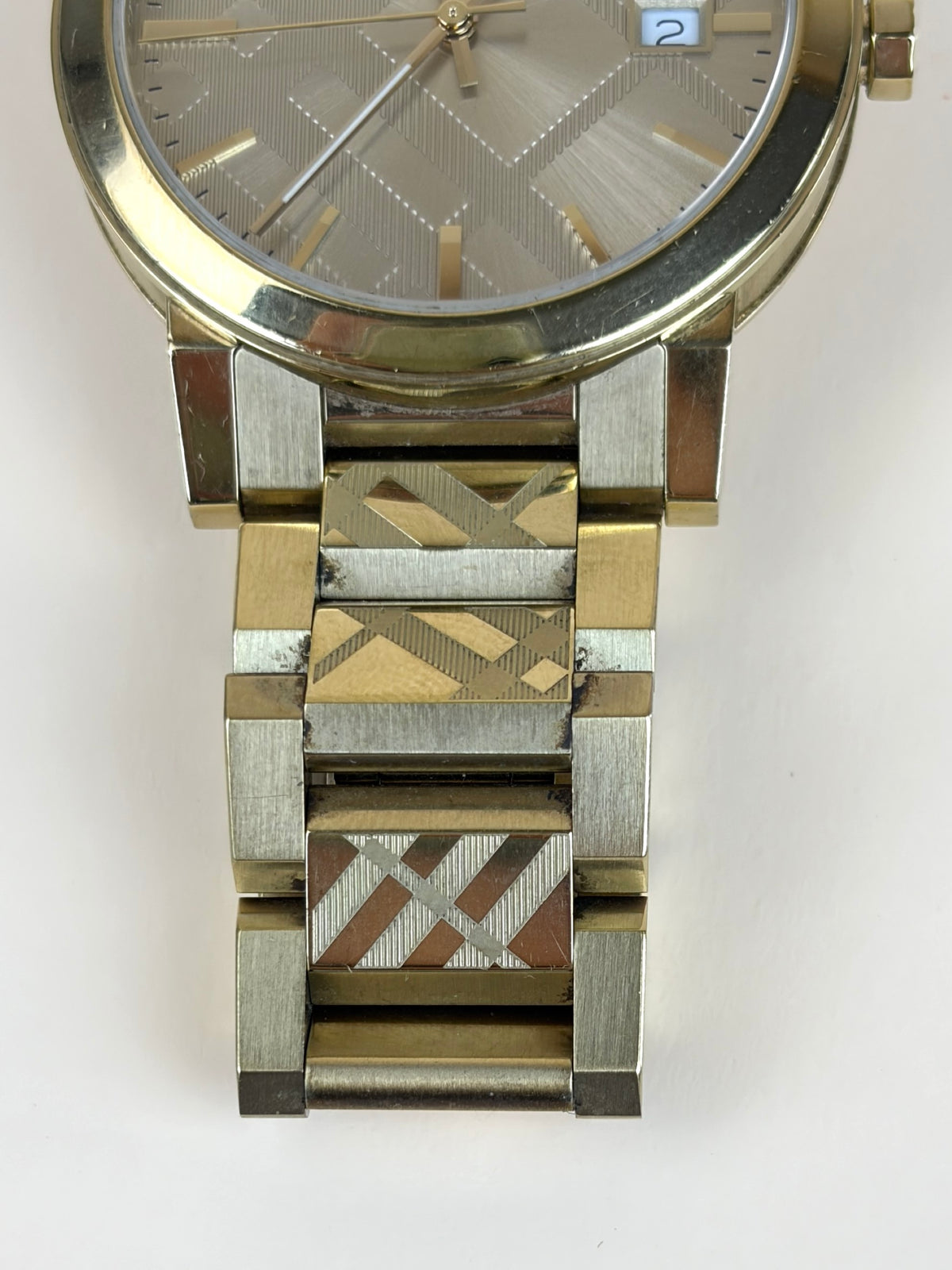 Burberry the city Gold Watch tone