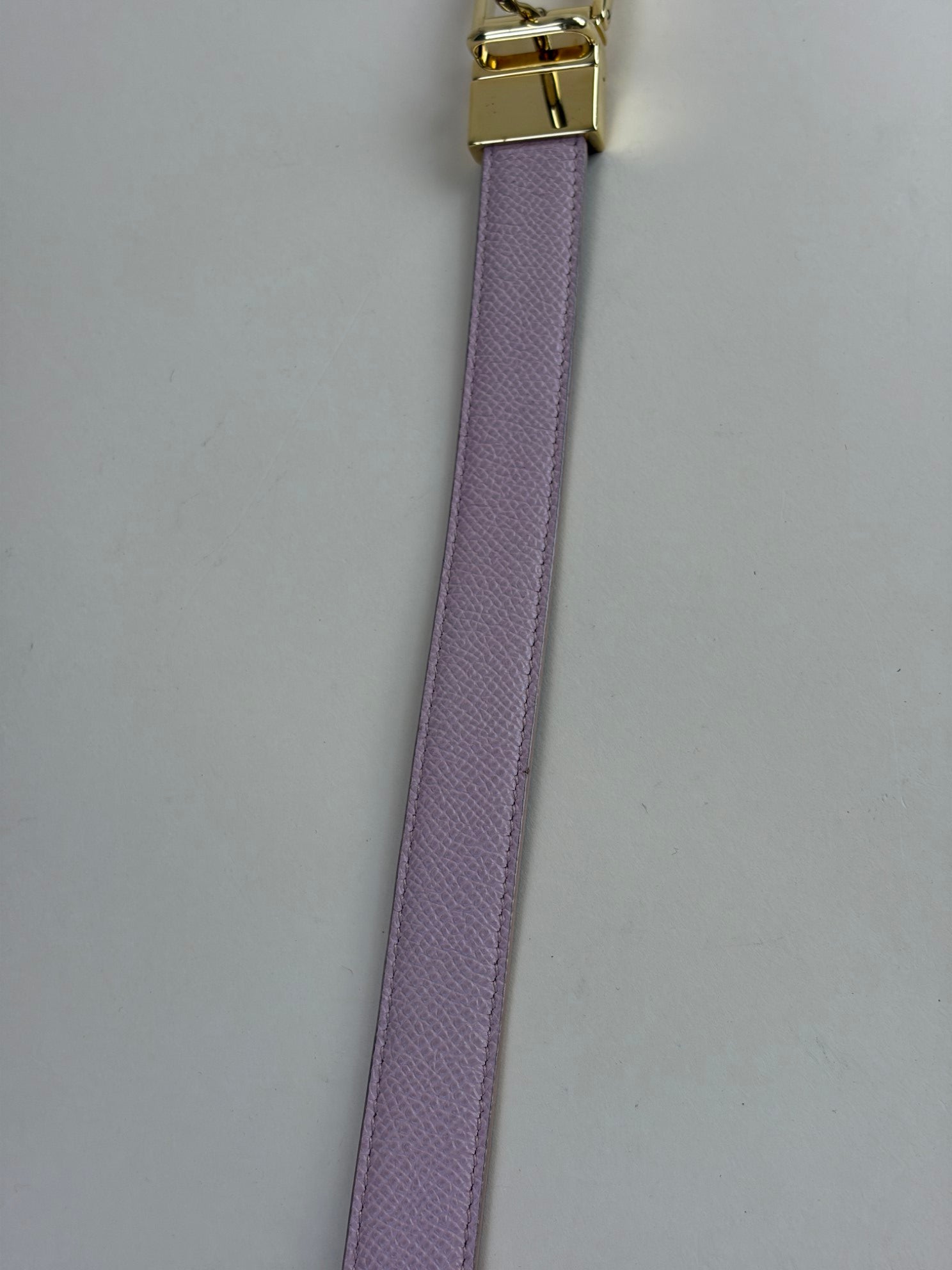 Dolce & Gabbana pink and purple reversible leather beltsize80cm