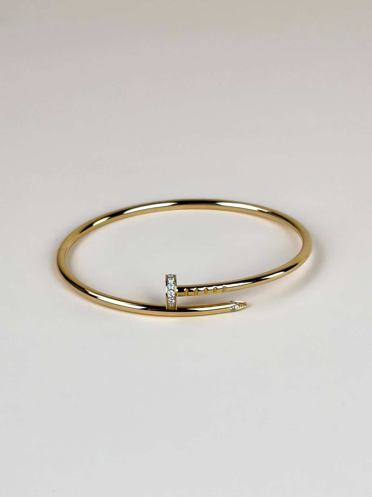 Cartier 18K Yellow Gold and diamonds Model Juste Un Clou Bracelet