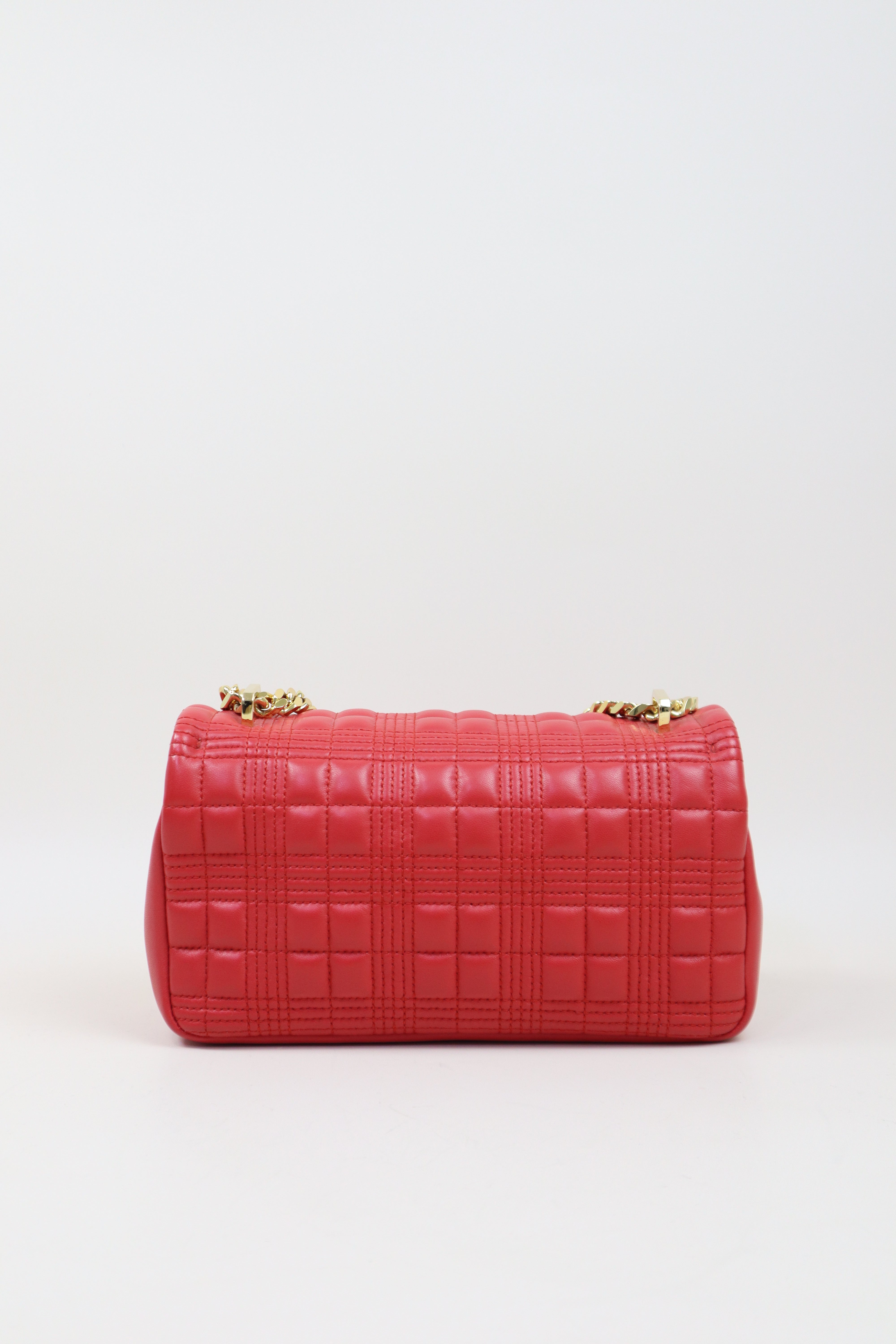 Burberry Red Small Lola Flap TB Shoulder Bag