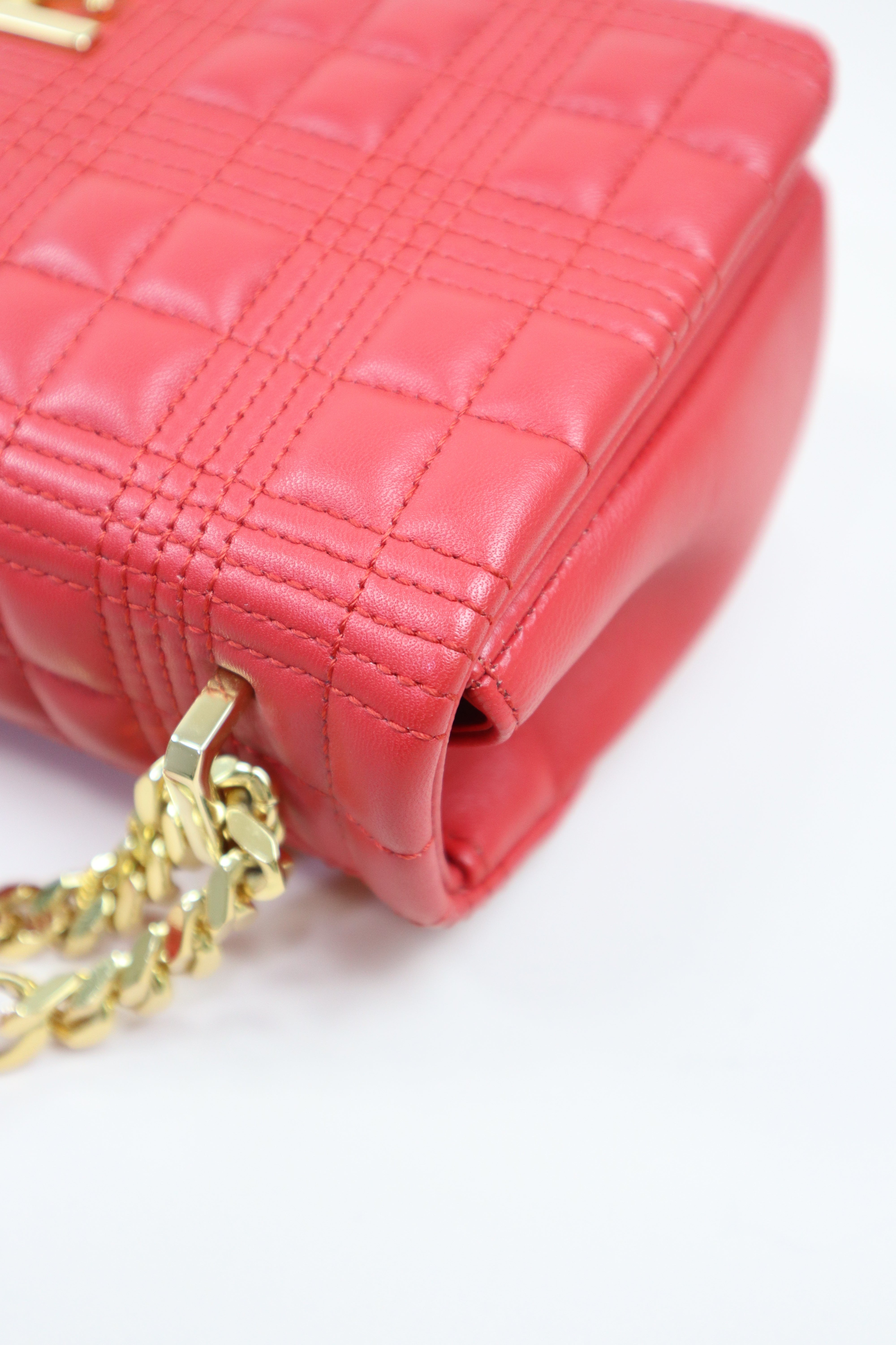 Burberry Red Small Lola Flap TB Shoulder Bag